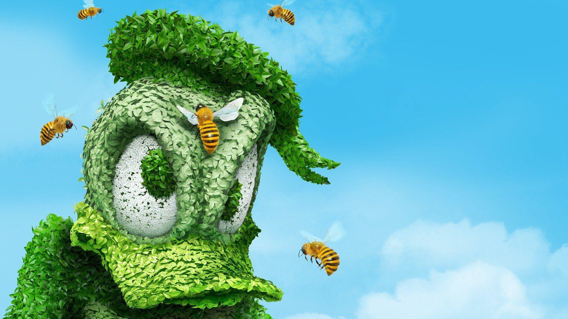 1920x1080 Cartoons fantasy leaves fantasy art .