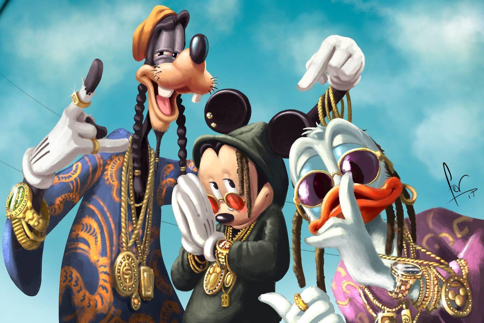 1920x1280 Disney, Goofy, Donald Duck .