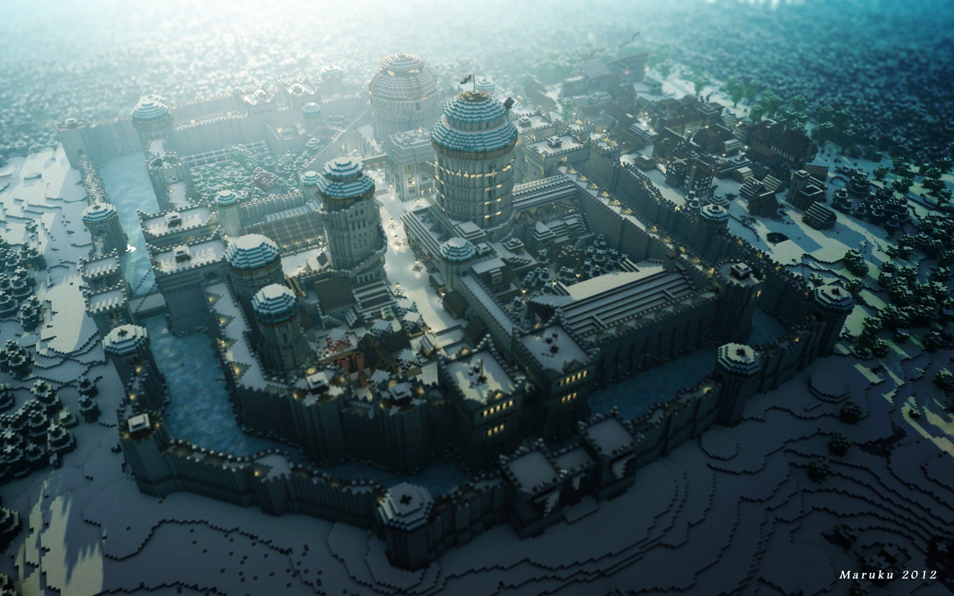 1920x1200 Showcase: The Eyrie Minecraft Map