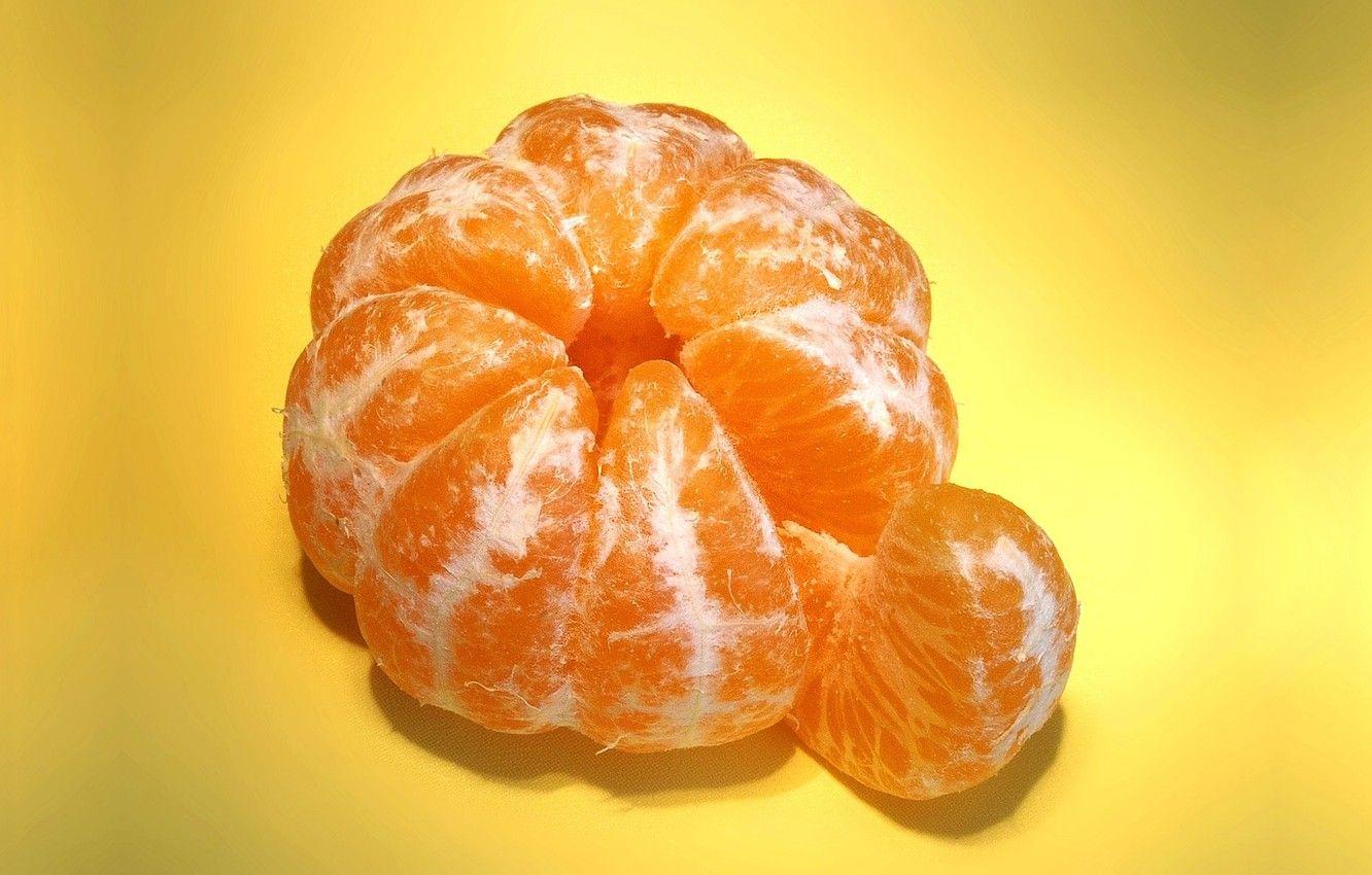 1332x850 Wallpaper macro, fruit, Mandarin, a .