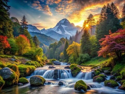 480x360 Landscape Background Image