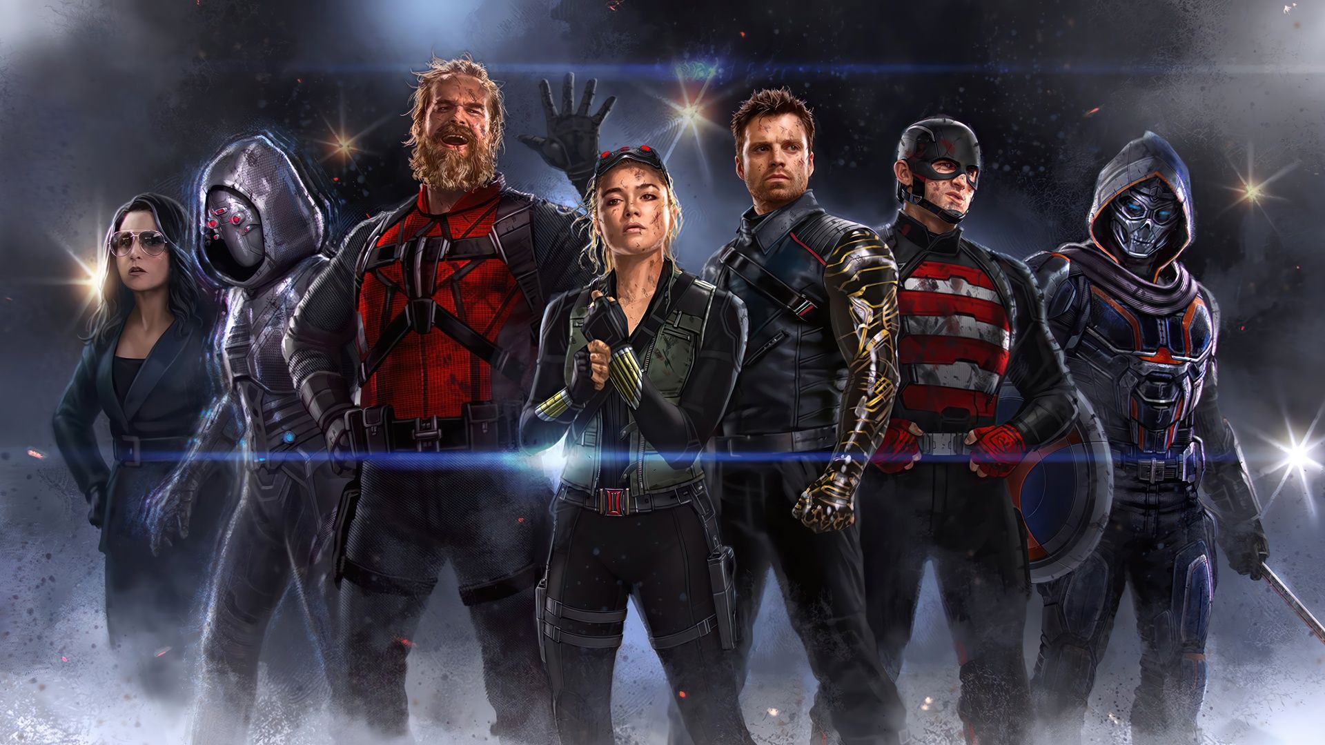 1920x1080 Thunderbolts Wallpaper 4K, Marvel Cinematic Universe