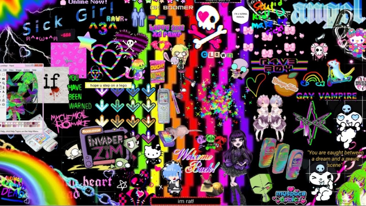 1280x720 Scene Scenecore Kid TikTok Compilation