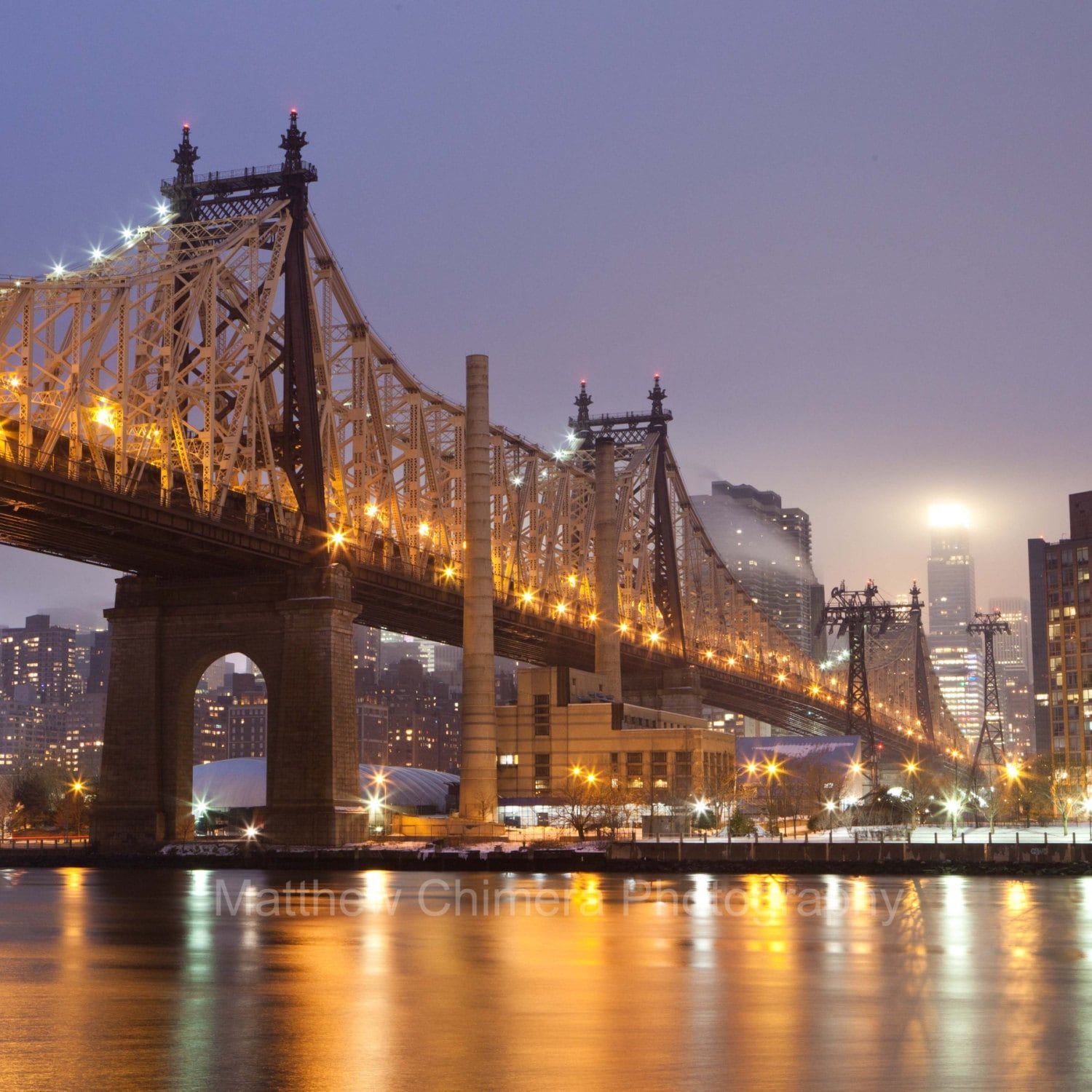 1500x1500 Queensboro Bridge Manhattan Skyline at Night New York York City Photography