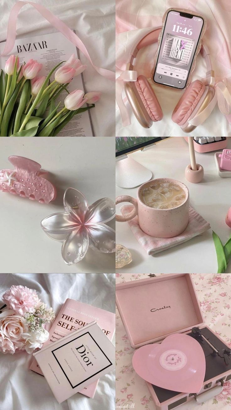 736x1308 קולאז' תמונות. Pink wallpaper ipad, Pink wallpaper girly, Girl aesthetic
