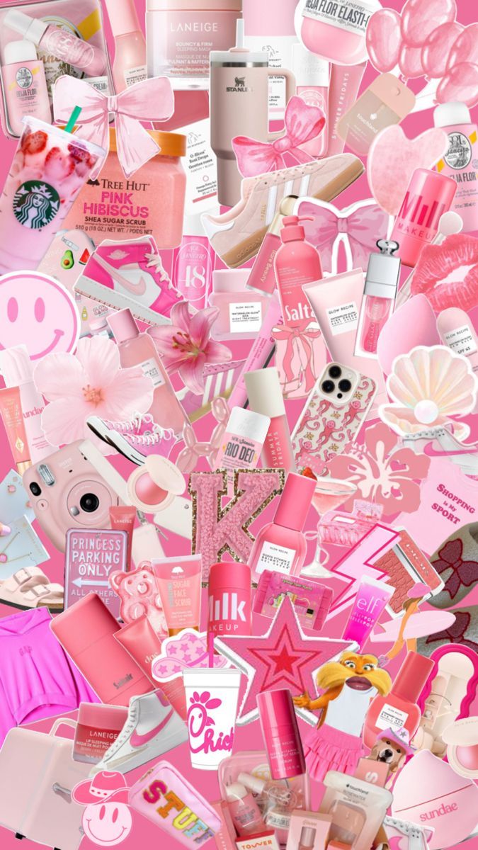 675x1200 Cute Pink Stuff Wallpaper