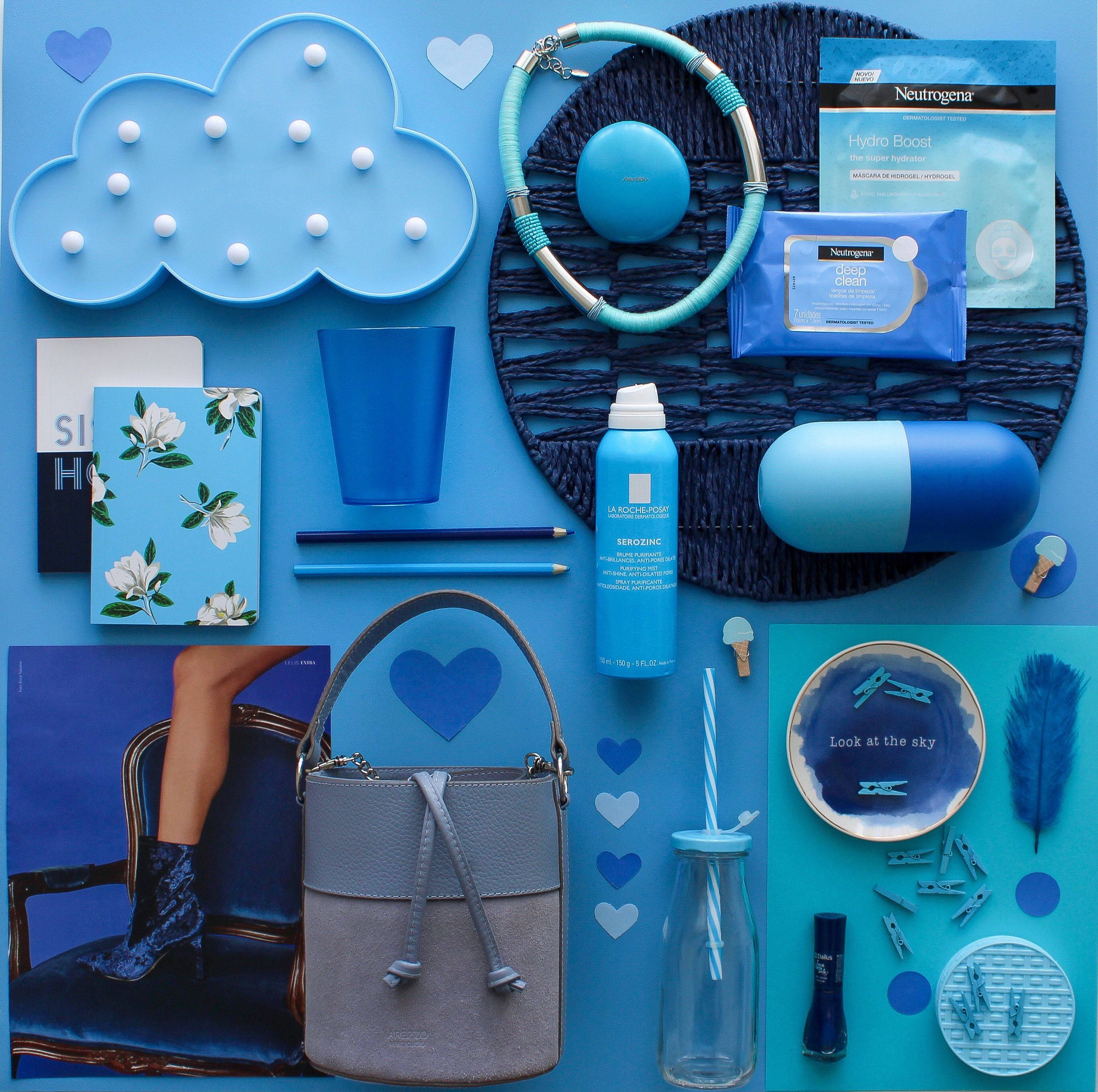 2760x2745 Download Blue Aesthetic Girly Stuff Wallpaper
