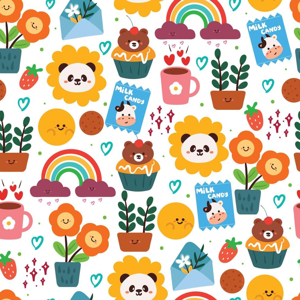 980x980 seamless pattern cute drawing. cute stuff wallpaper for gift wrap paper