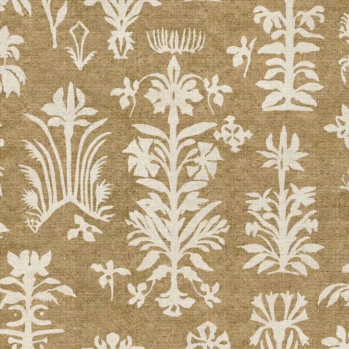 1200x1200 Serene Abstract: Manoratha Wallpaper (Mustard)