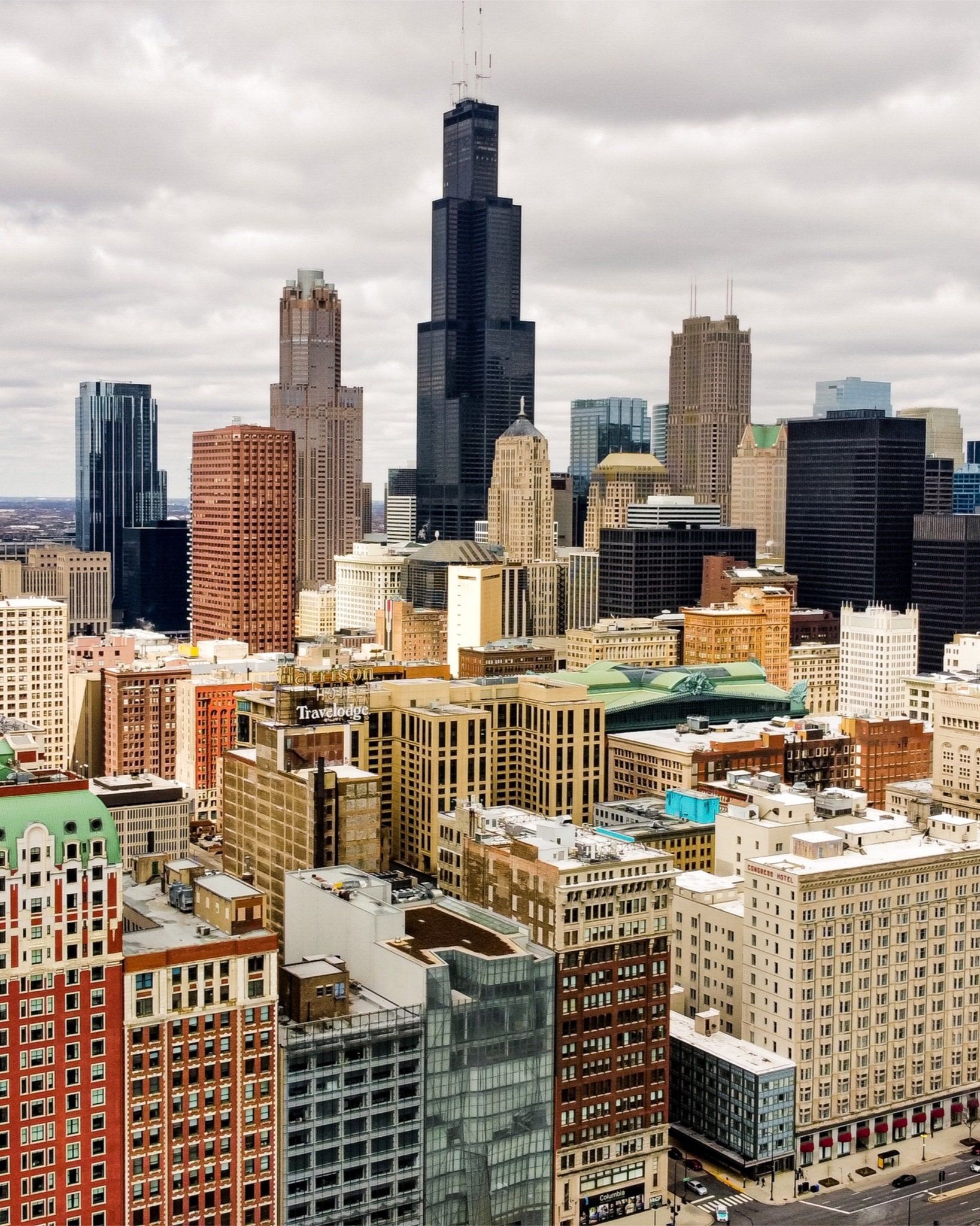 1637x2048 Sears Tower Chicago, Willis Tower Picture, Chicago Photography, Chicago Drone Art, Chicago Skyline, Chicago Wall Art, Chicago Prints