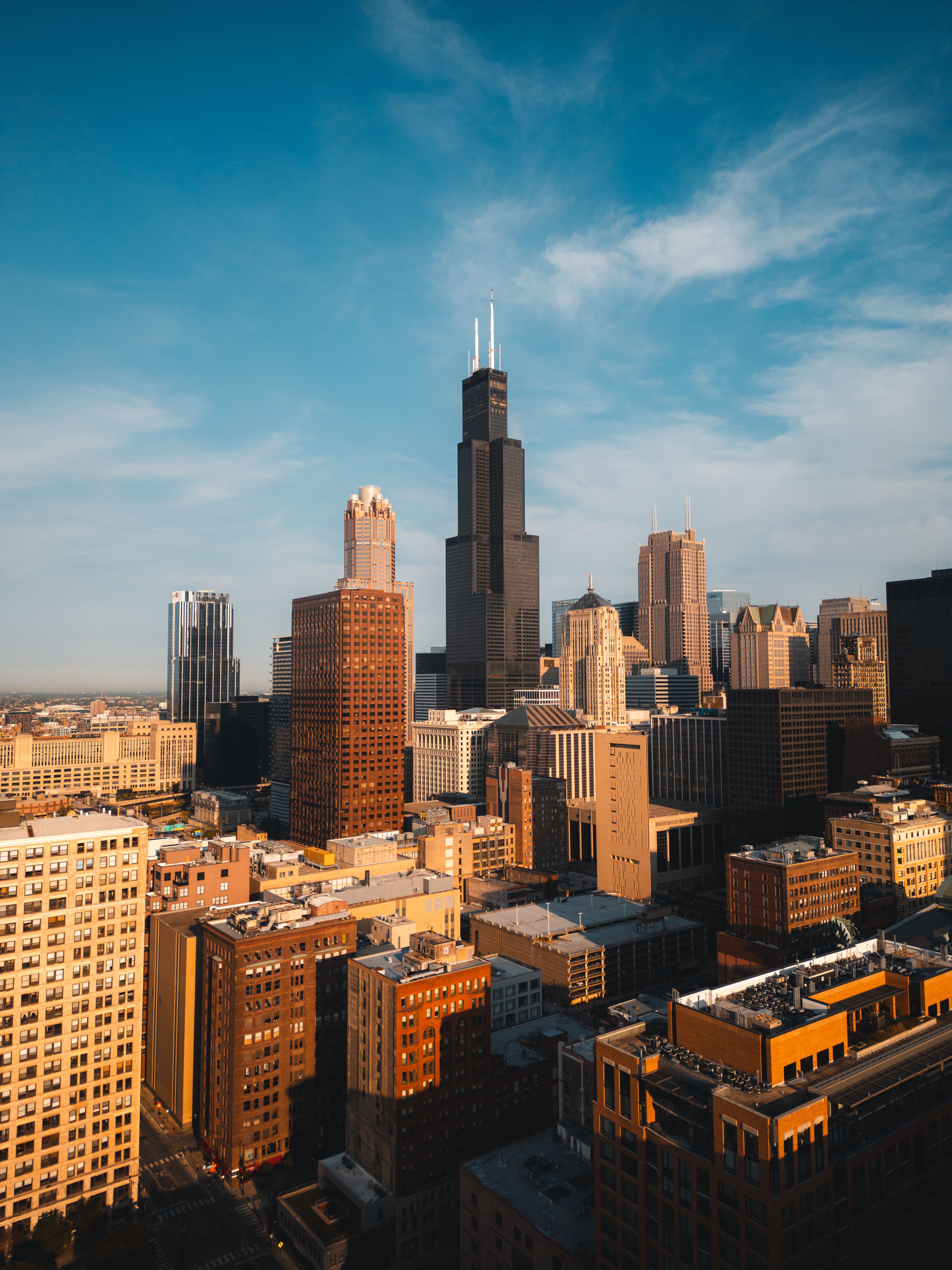 6048x8064 Stunning Chicago Skyline with Willis Tower View · Free