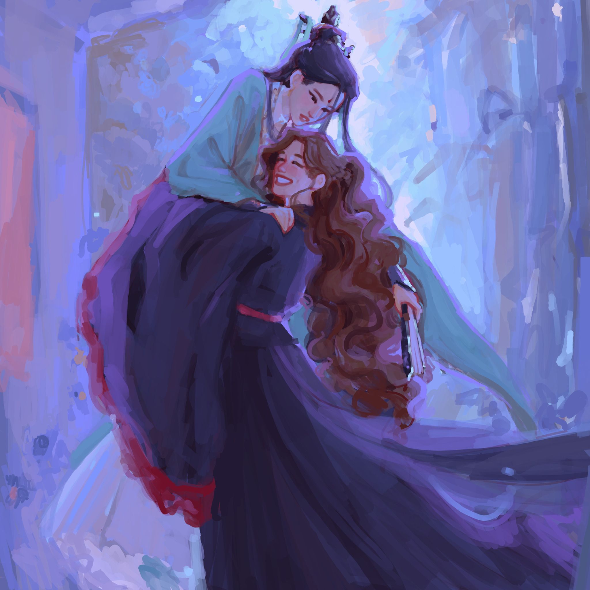 2048x2048 BingQiu Zha Fanpai Zijiu Xitong by Abilai Anime Image Board