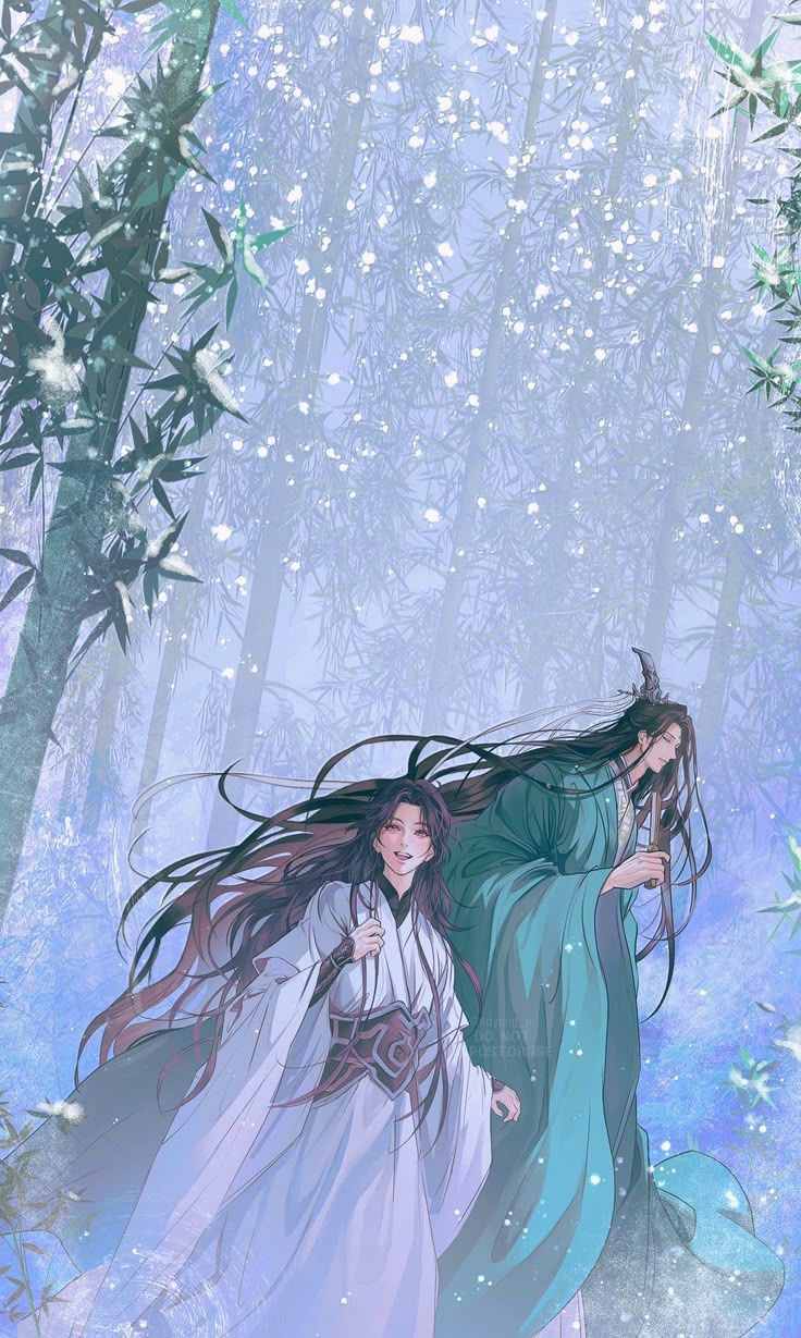 736x1229 Svsss wallpaper aesthetic. Thousand autumns wallpaper, Bingqiu wallpaper, Manhwa