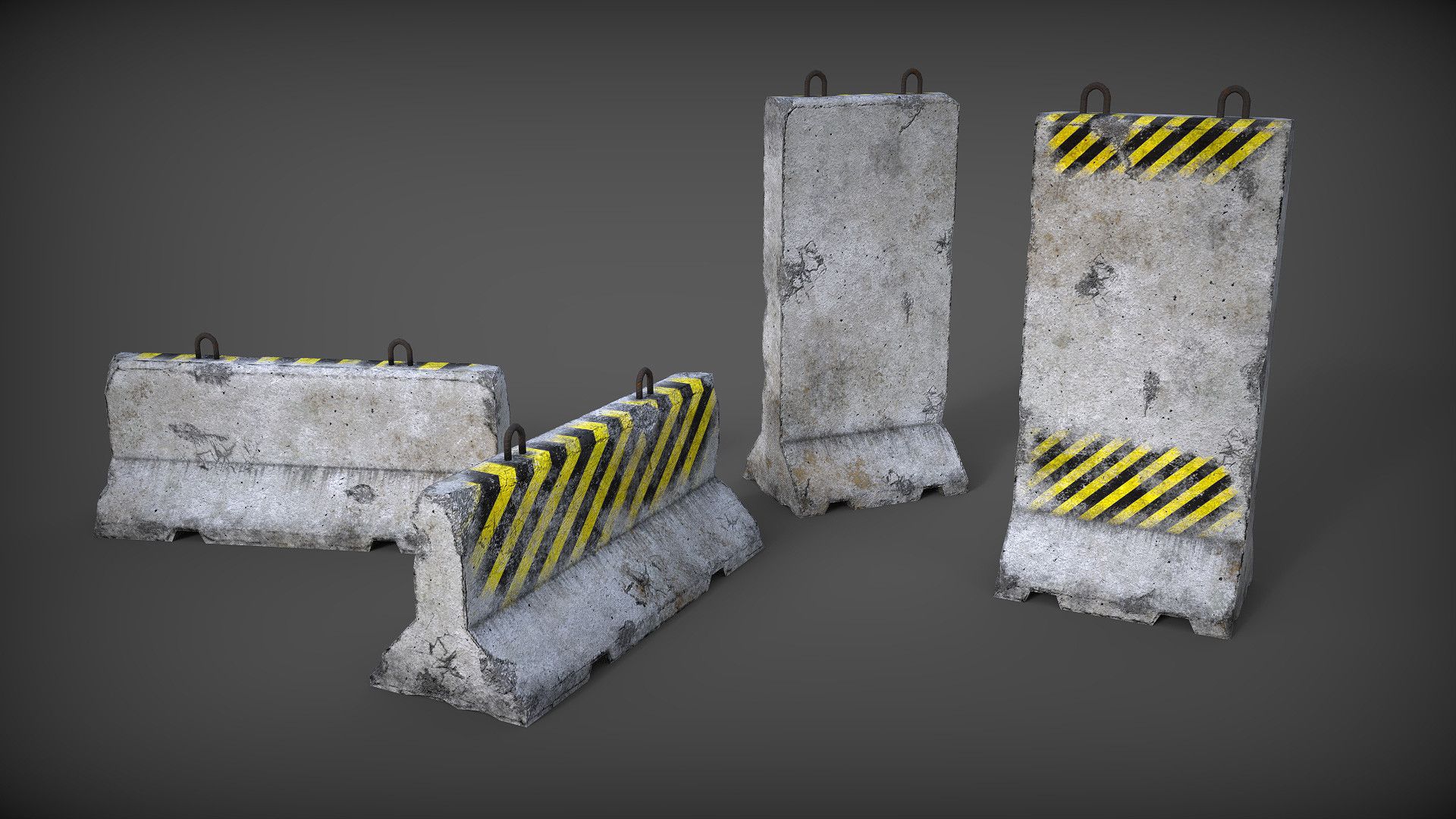 1920x1080 Concrete roadblock
