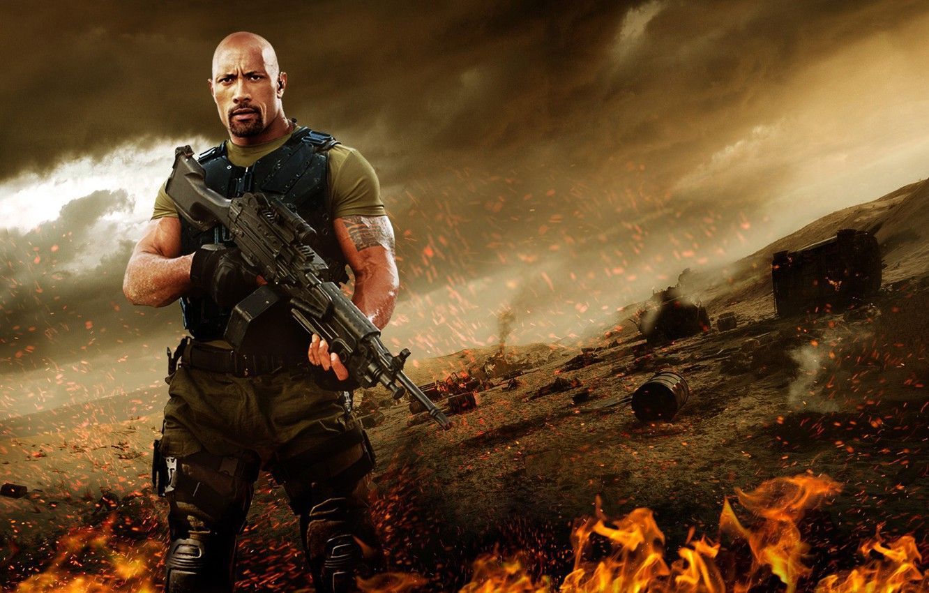 1332x850 Roadblock Dwayne Johnson Wallpaper