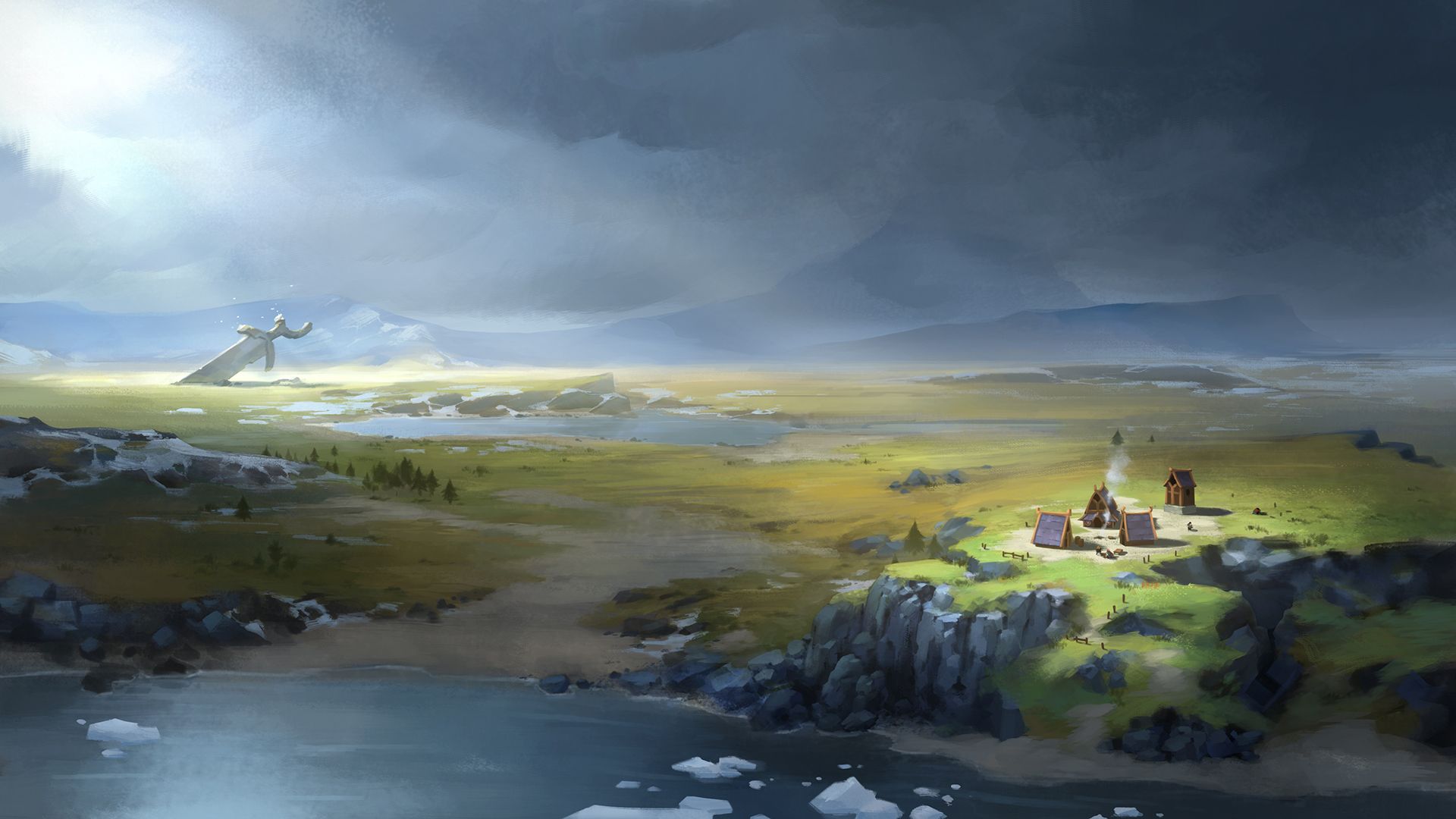 1920x1080 Northgard Game Scenic Landscape HD Wallpaperx1080