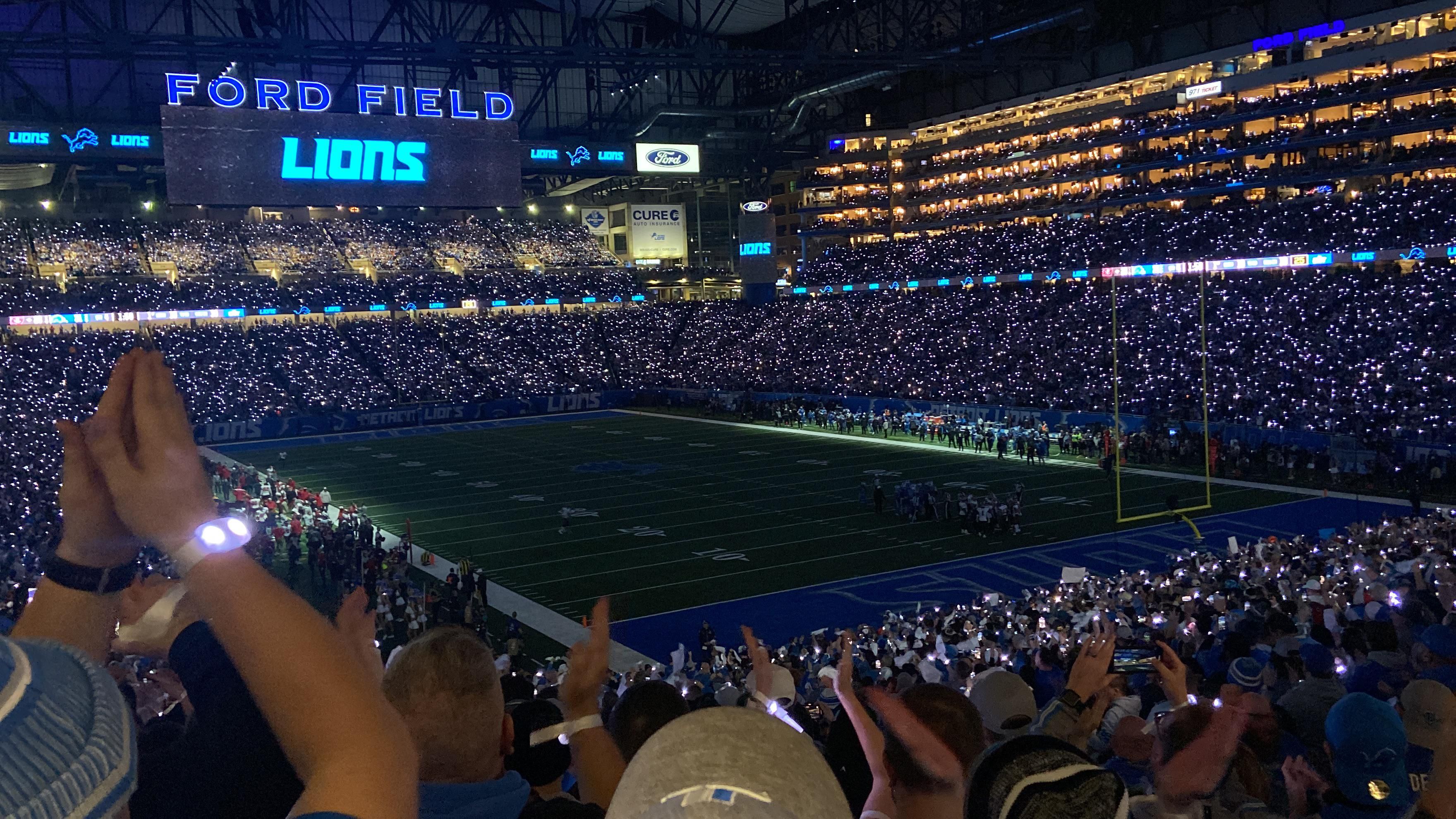 3520x1980 Ford field- Detroit, Michigan