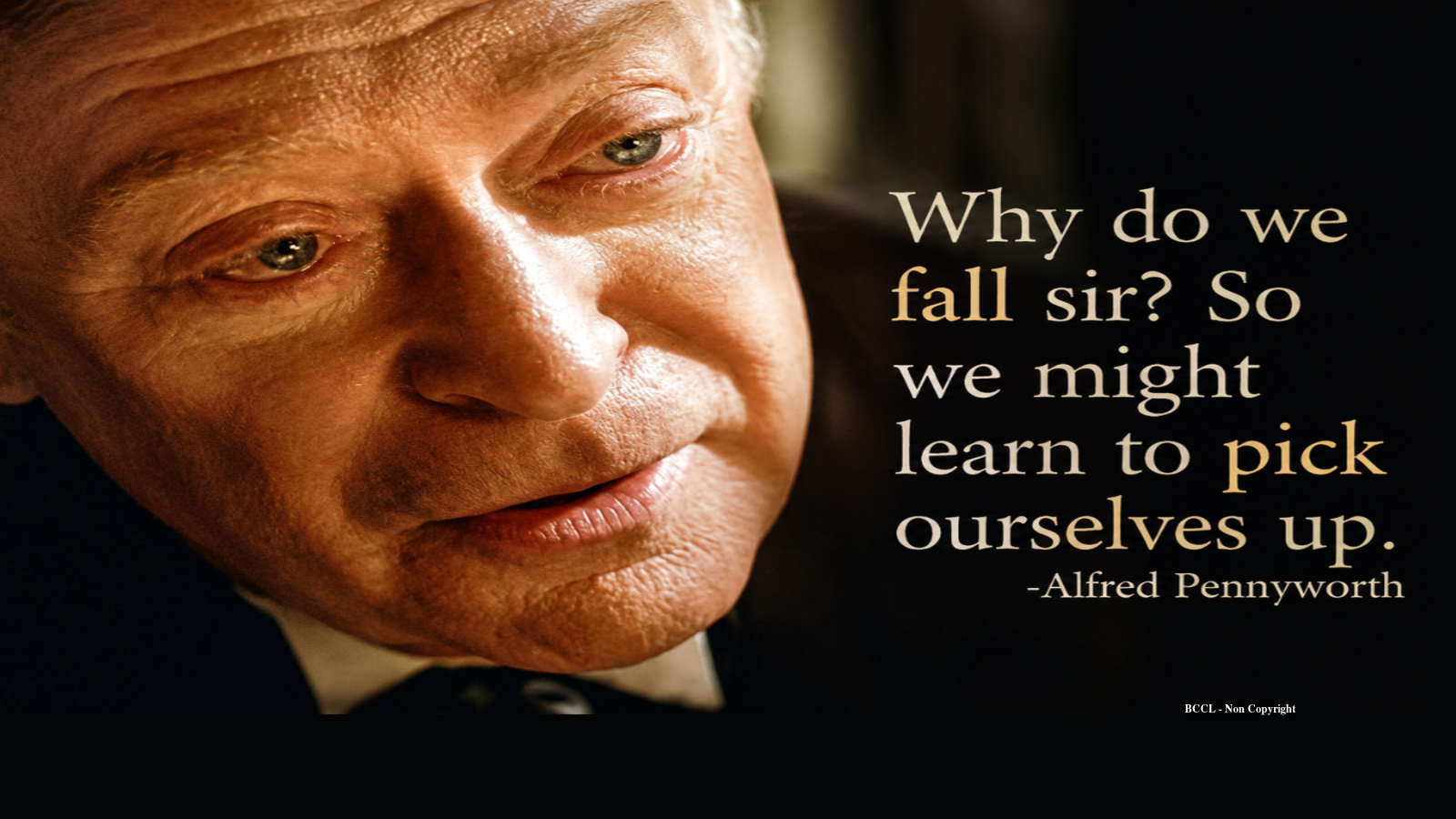 1600x900 Inspirational movie quote of the day by Alfred Pennyworth from Batman Begins: 'Why do we fall, sir? So that we can learn to pick ourselves up' Economic Times