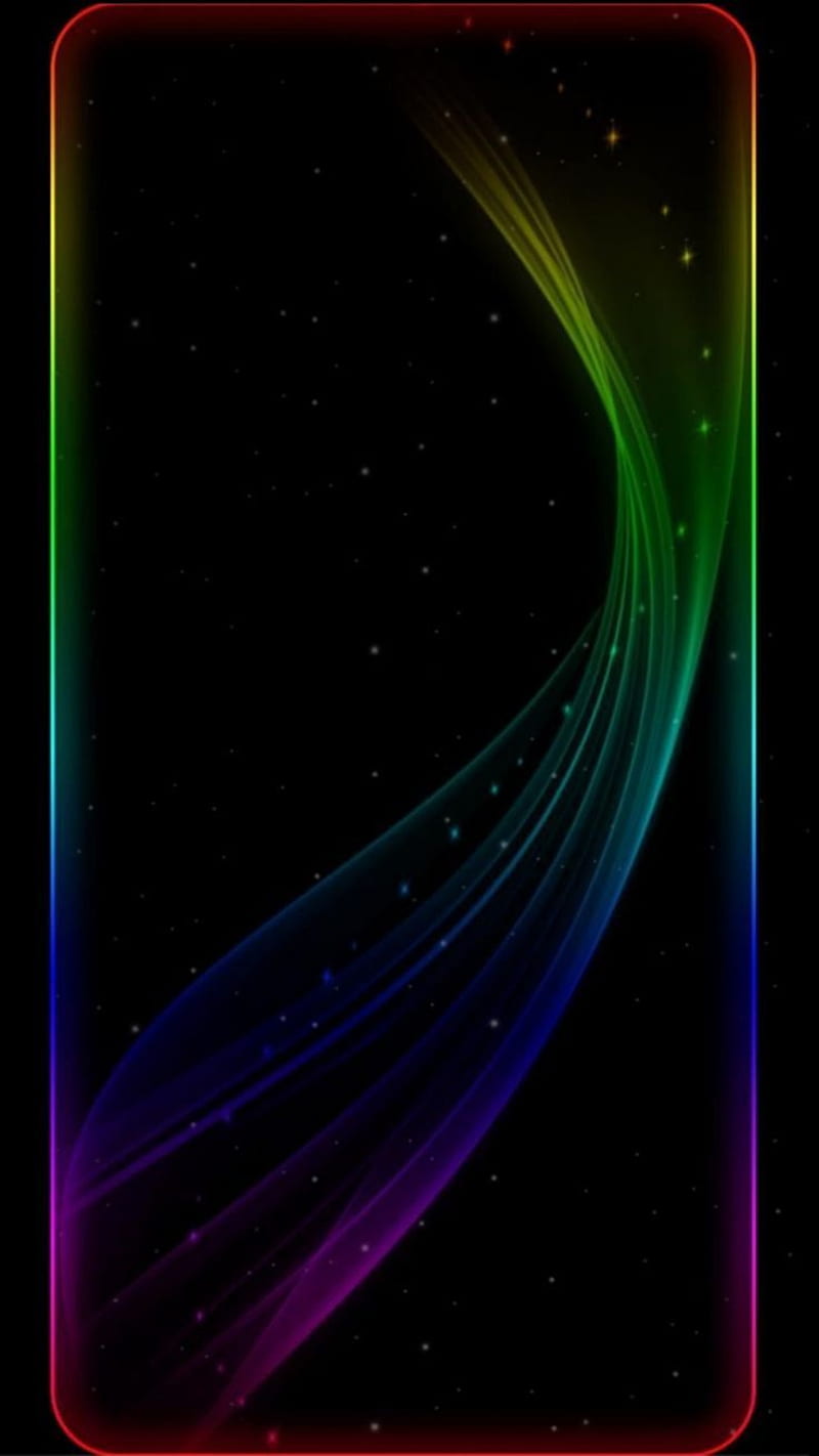 800x1422 Border, abstract, black, dark, edge, corazones, phone, purple, HD phone wallpaper