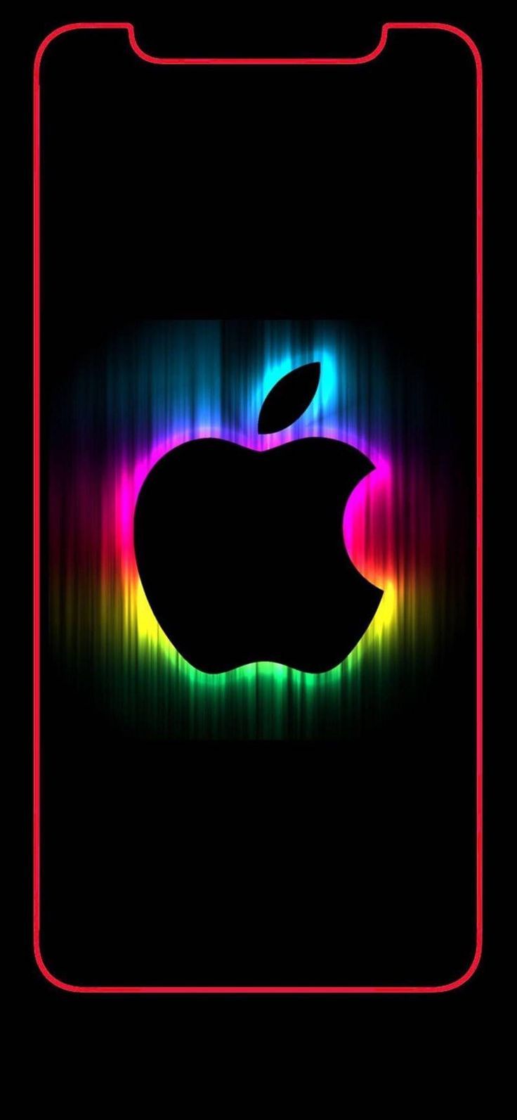 736x1593 iPhone 11 Black Border Wallpaper