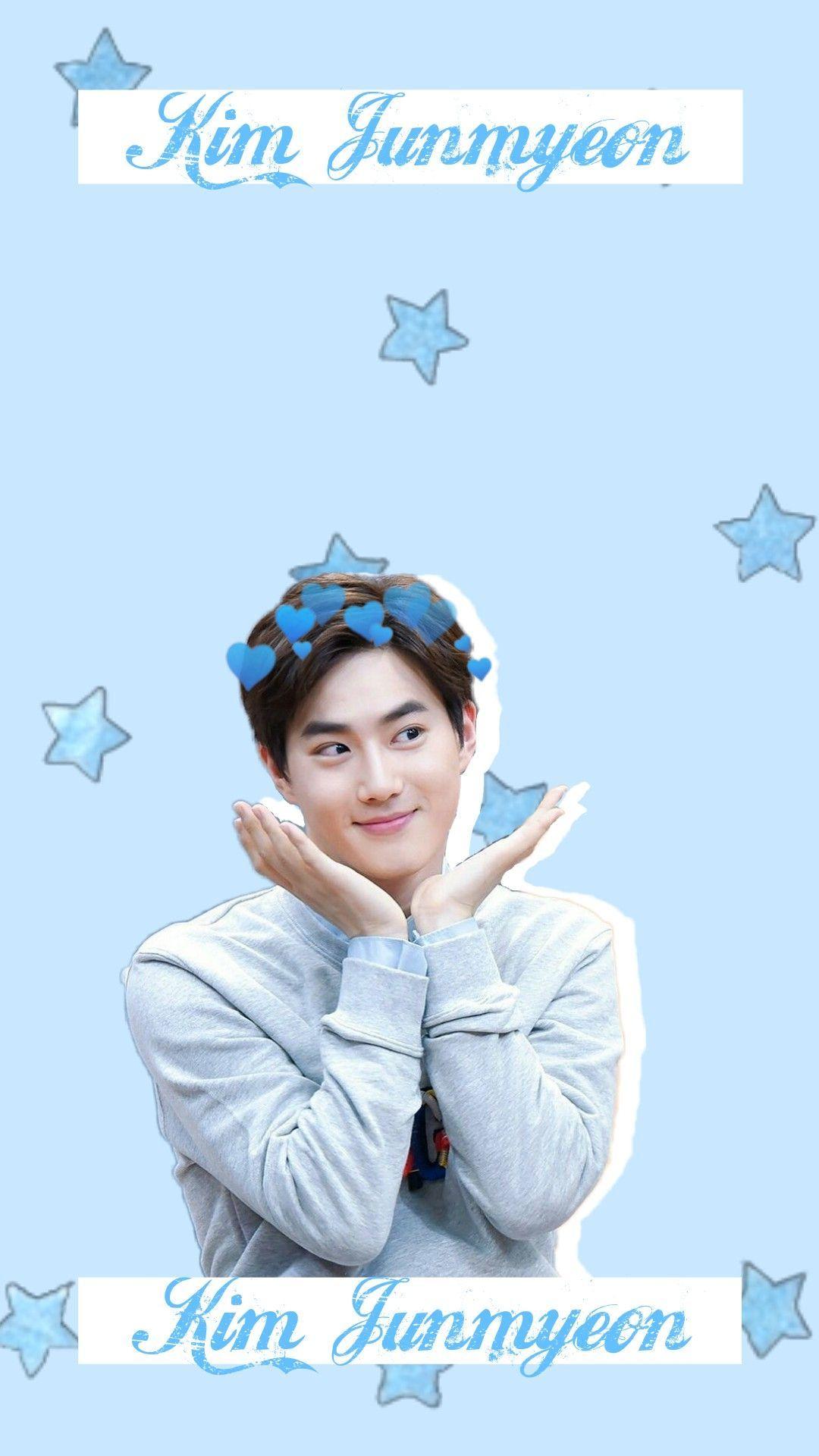 1080x1920 exo #suho #kim #junmyeon #blue .com