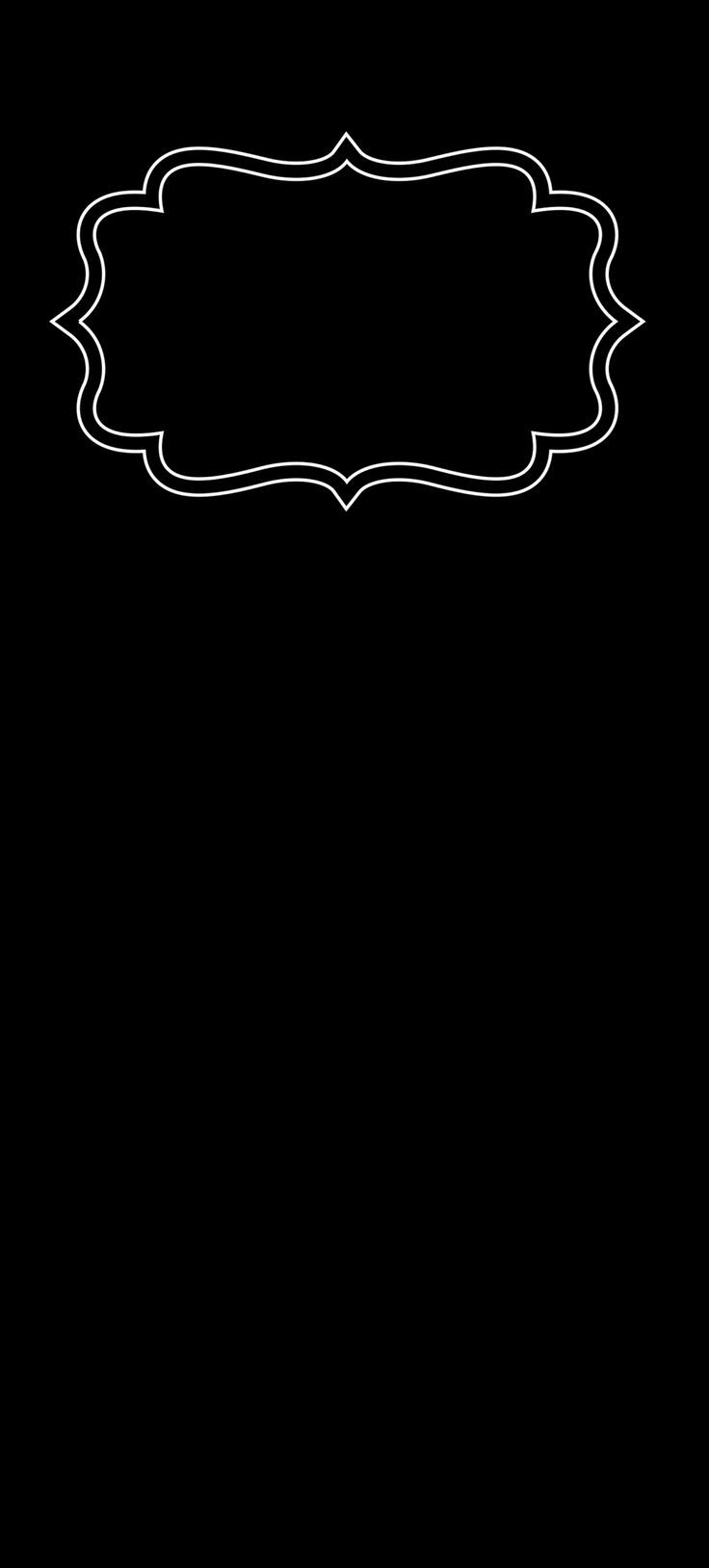 736x1628 Black Borders Wallpaper