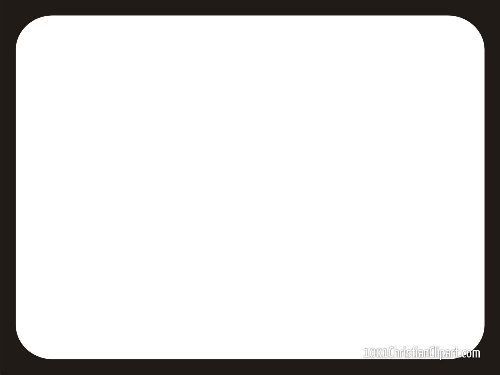 1600x1200 Simple Black Border. Free Image clip art online, royalty free & public domain