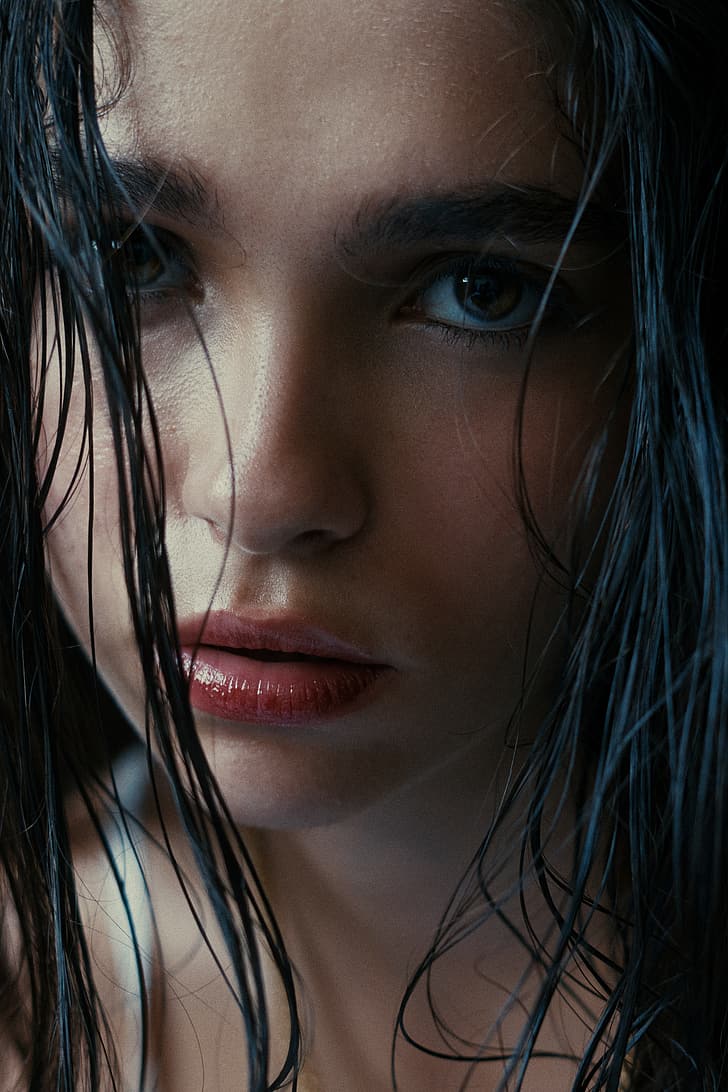 728x1092 wet hair 1080P, 2K, 4K, 5K HD wallpaper free download, sort