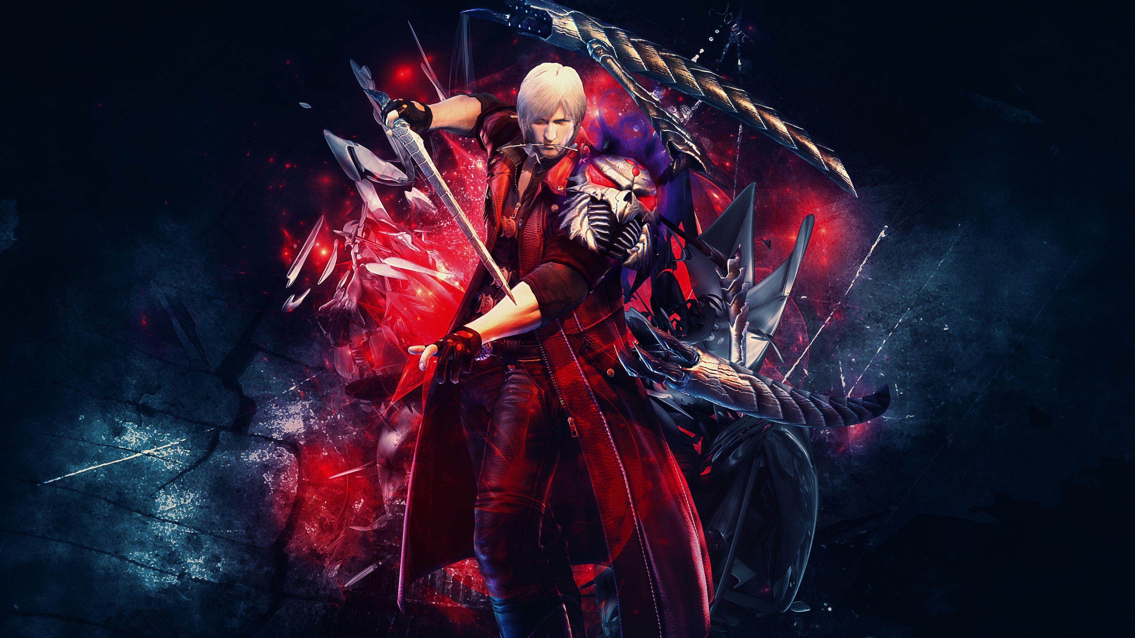 3840x2160 Title Video Game Devil May Cry 4 .