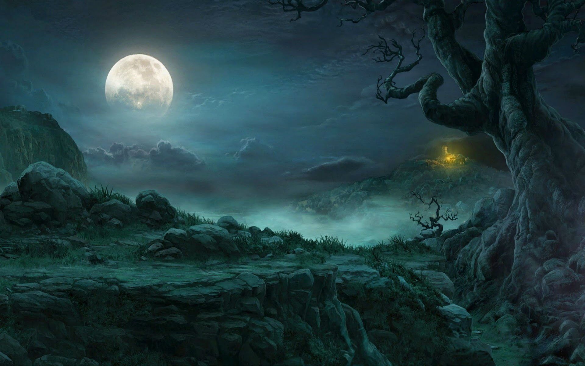 1920x1200 Horror Landscape Wallpaper