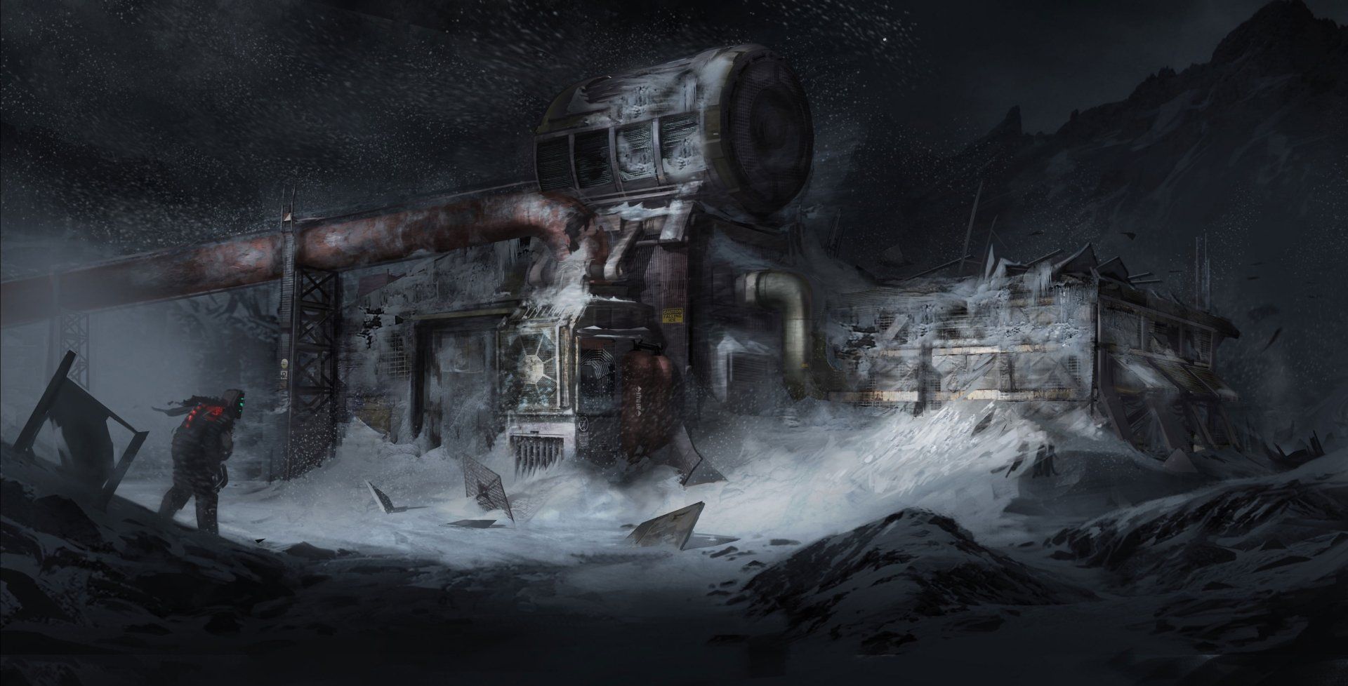 1920x978 Dead Space HD Wallpaper: Haunting Sci Fi Horror Game Scenex1780