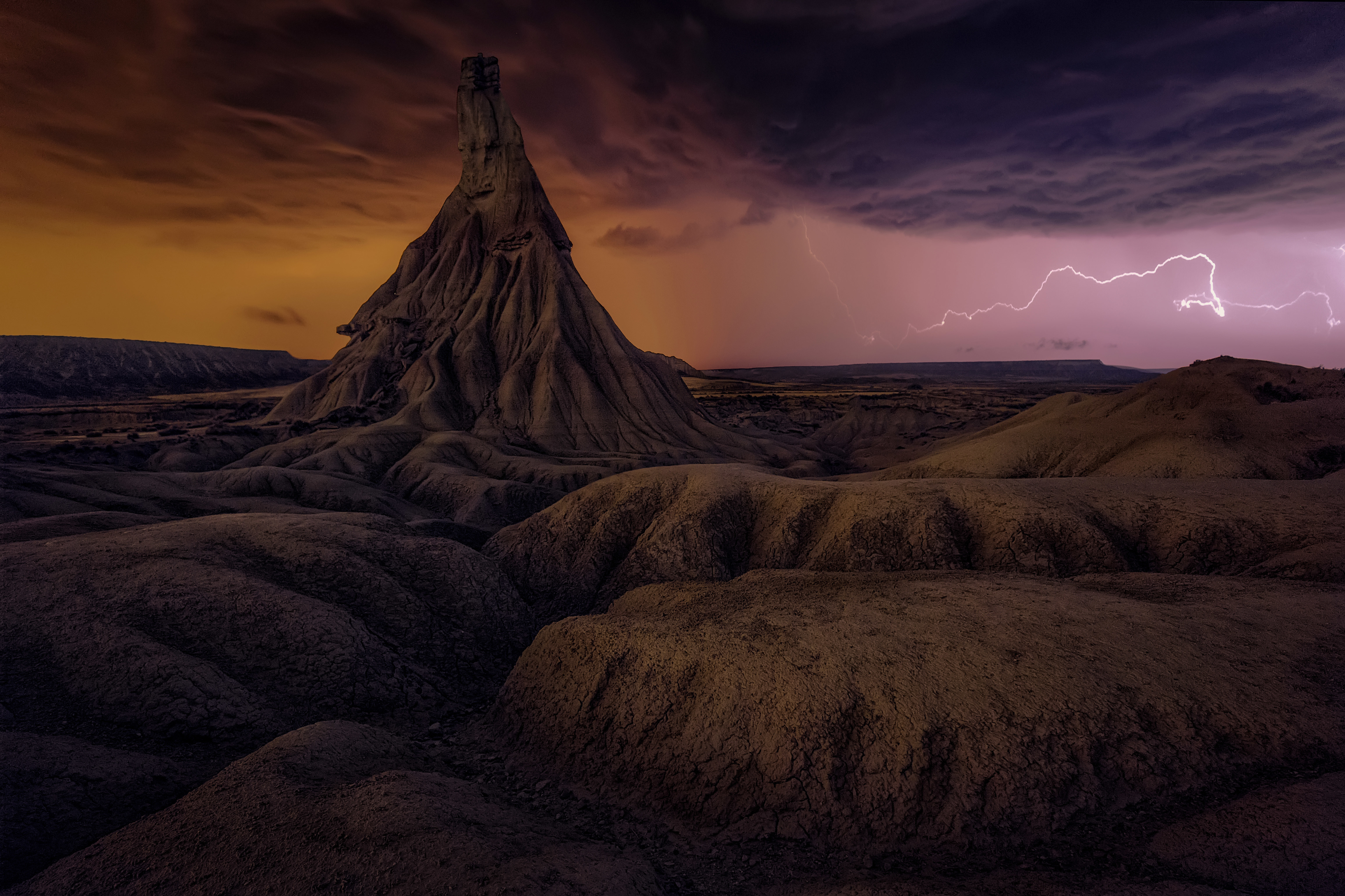 6142x4094 Magic Mountain Scary Night Wallpaper, HD Nature 4K Wallpaper, Image and Background