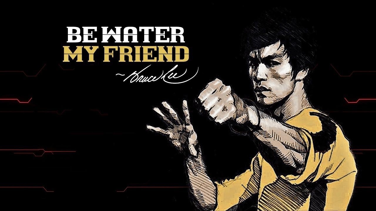 1280x720 Kinetic Typography: Bruce Lee Water My Friend