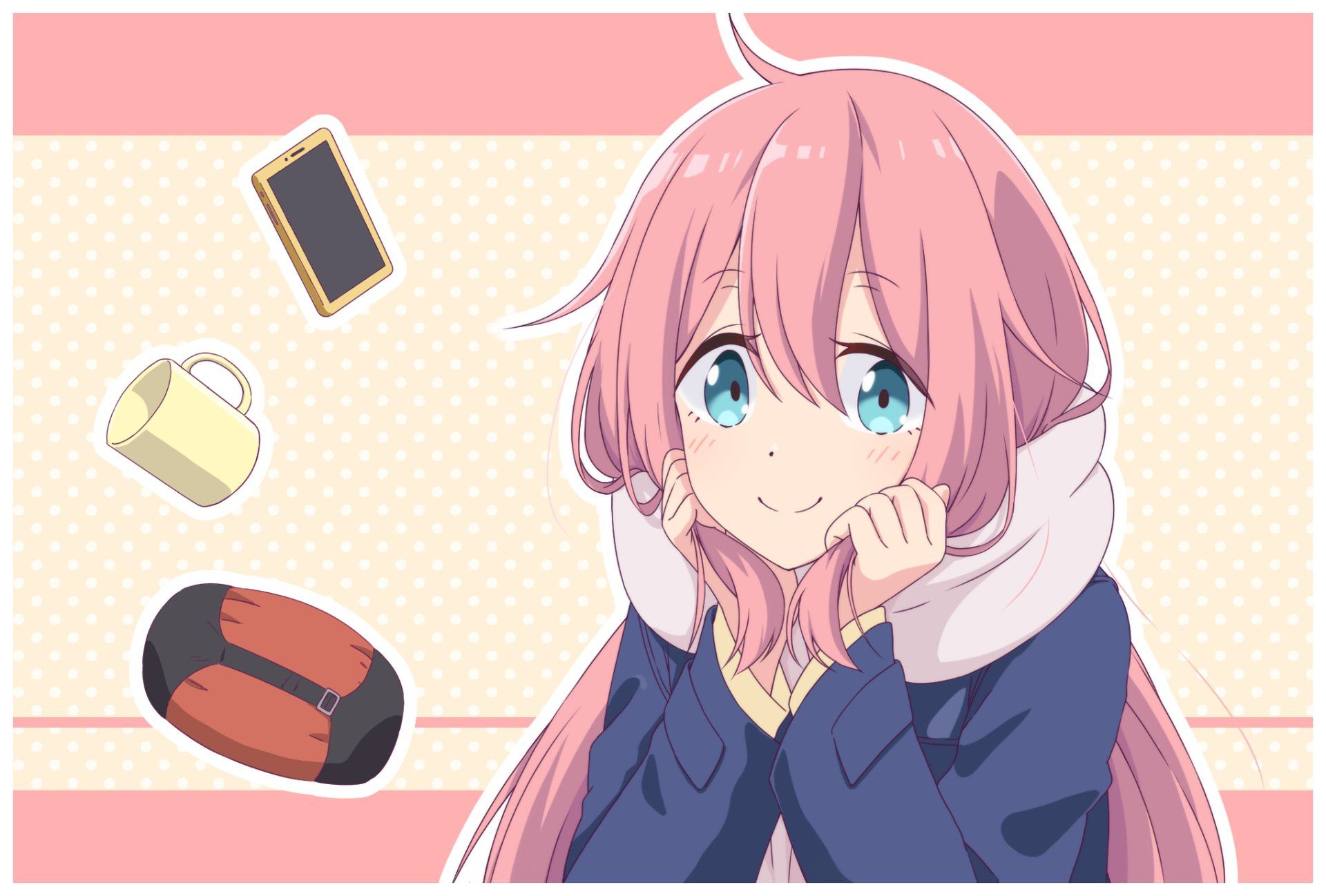 1920x1298 Download Nadeshiko Kagamihara Anime Laid Back Camp HD Wallpaper By X 6x1378
