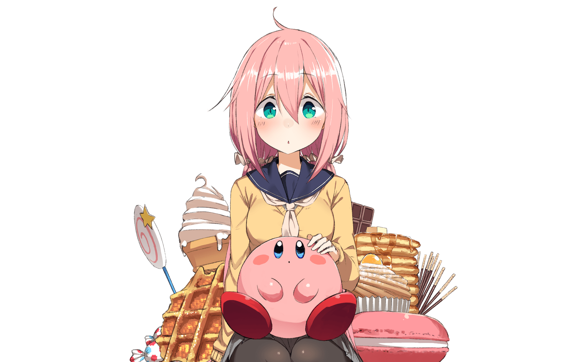 1920x1200 Nadeshiko Kagamihara Back Camp HD Wallpaperx1200