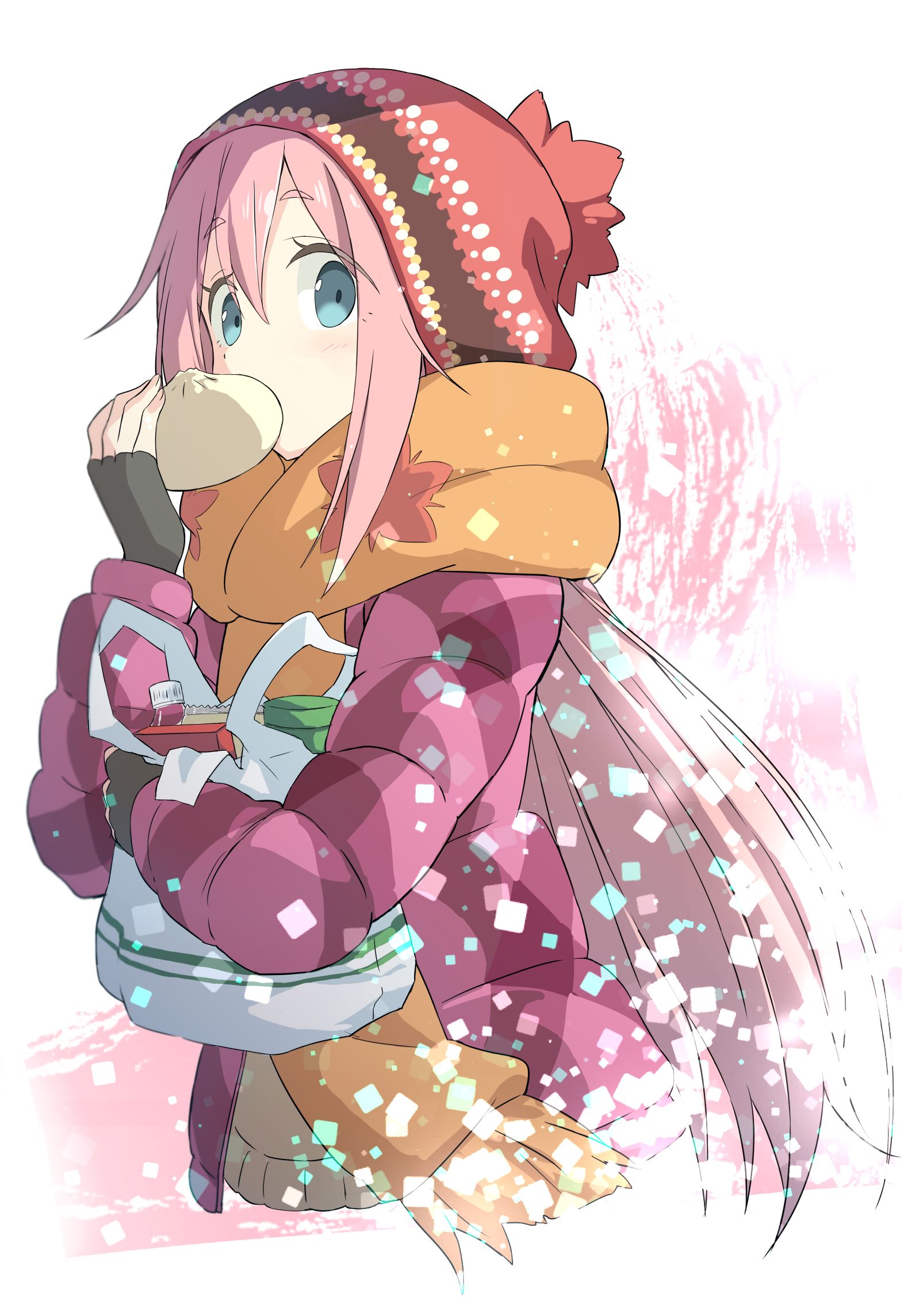 1572x2289 Kagamihara Nadeshiko Camp Anime Image Board