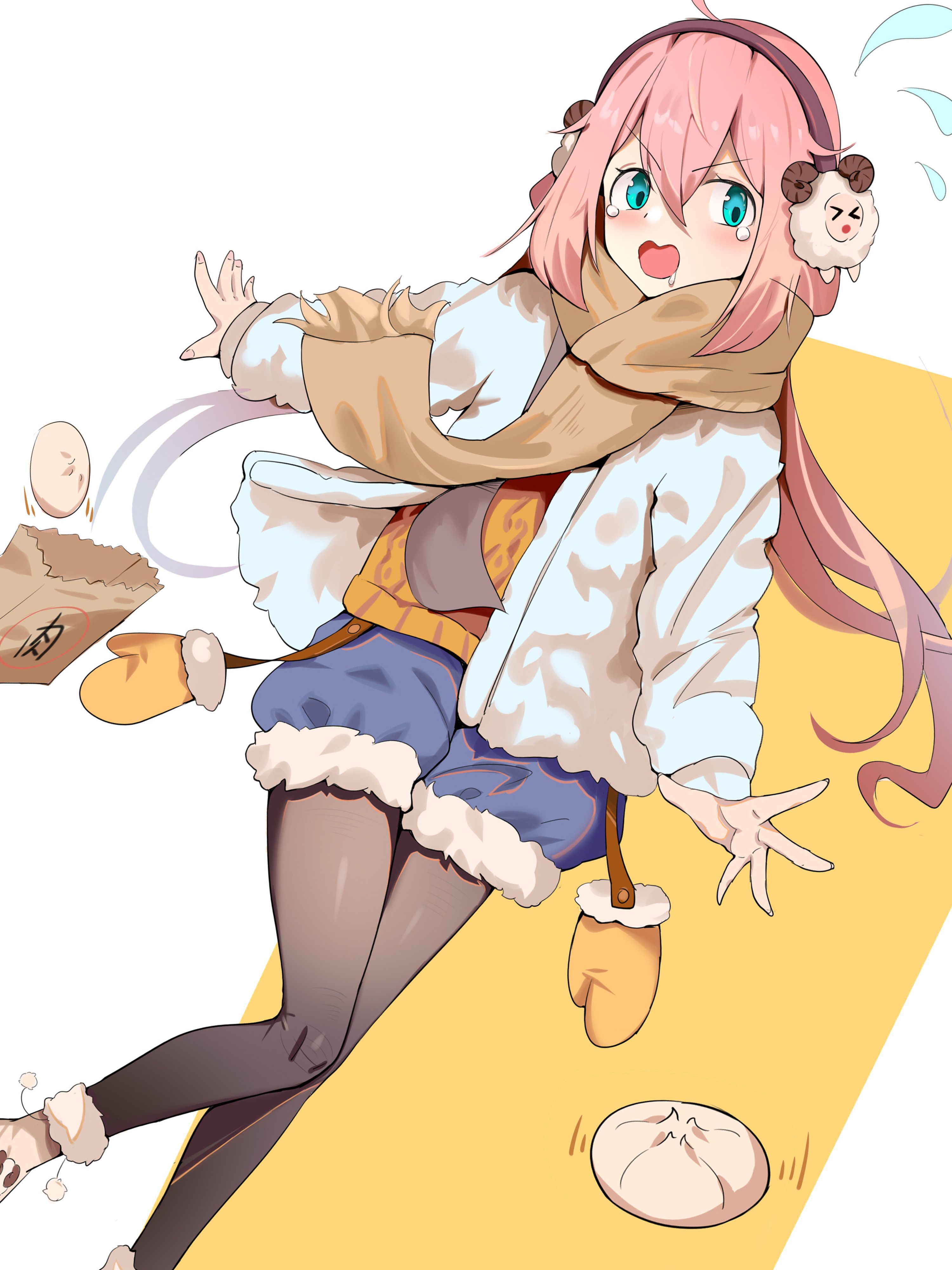 3000x4000 Kagamihara Nadeshiko Camp Wallpaper by XUXUXU Anime Image Board