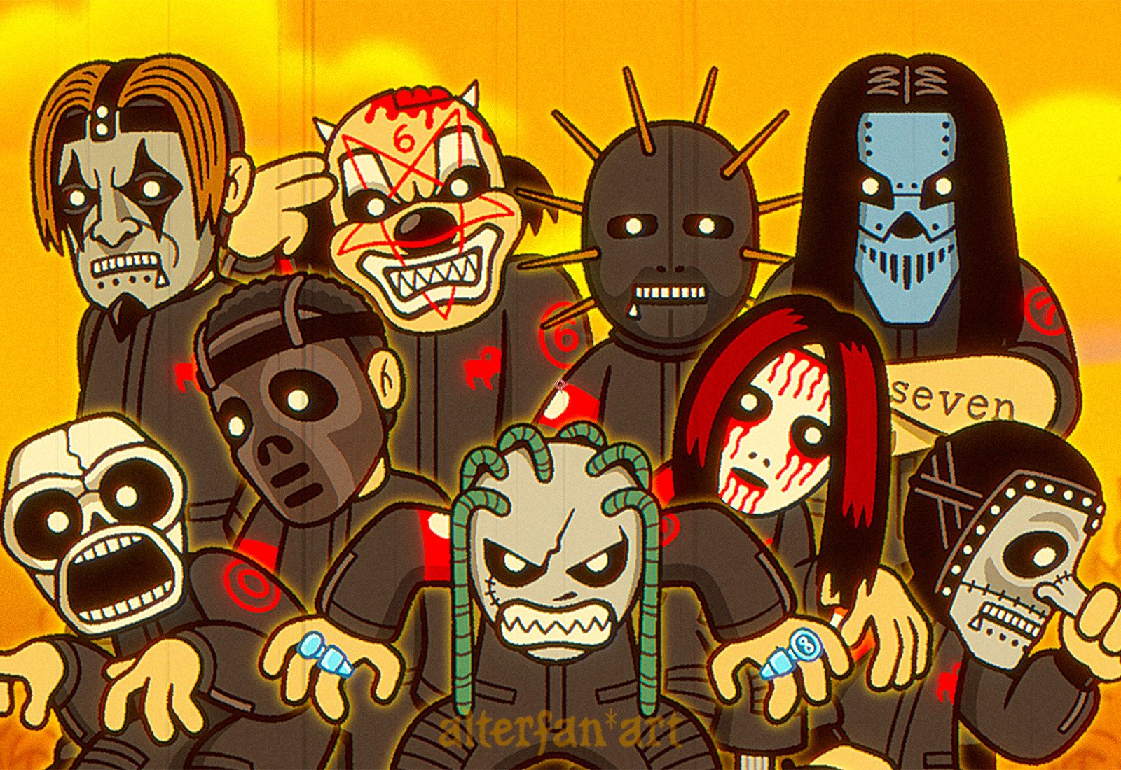 1600x1100 SLIPKNOT THE IOWA ERA by Alterfan Art on Dribbble
