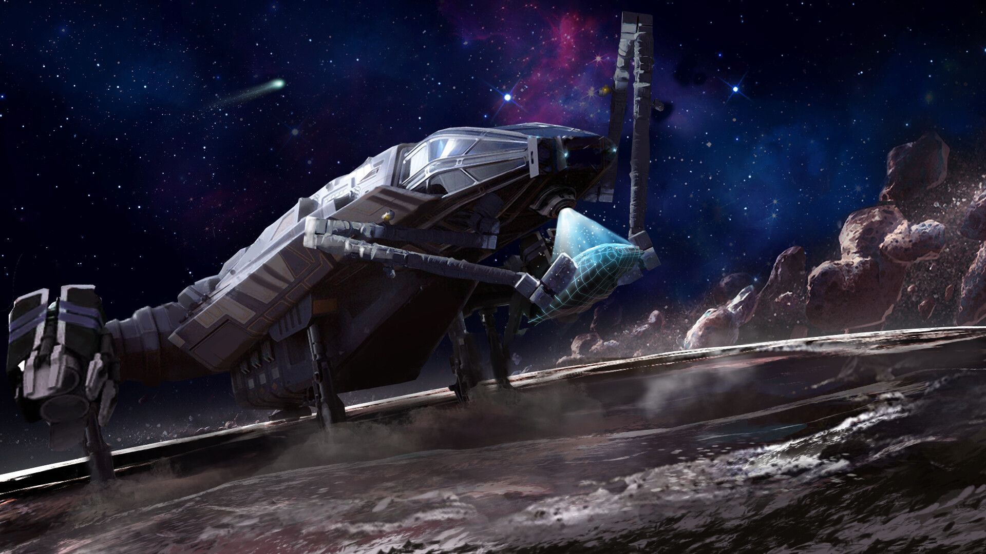 1920x1080 İbrahim Hakkı Uslu Mining Concept Art