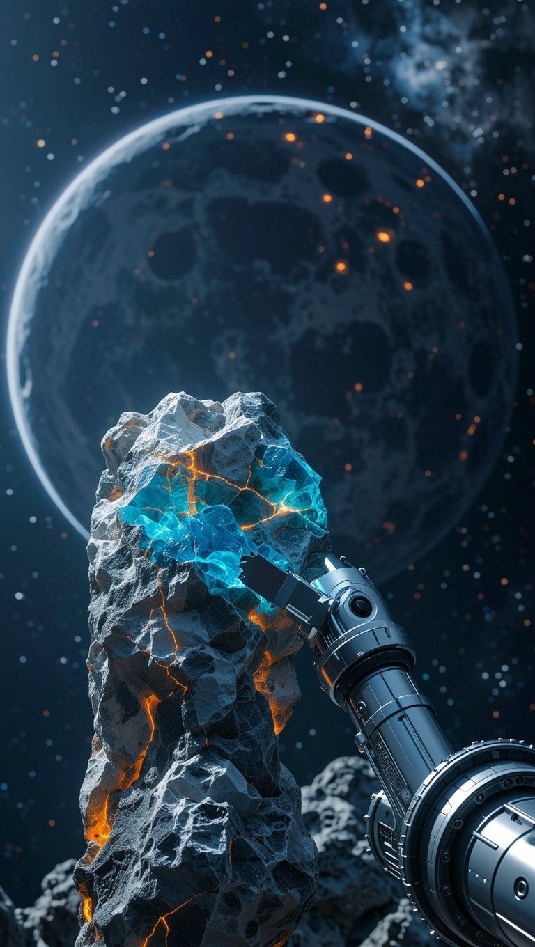768x1360 Download Space Mining Future Image, Mining, Space