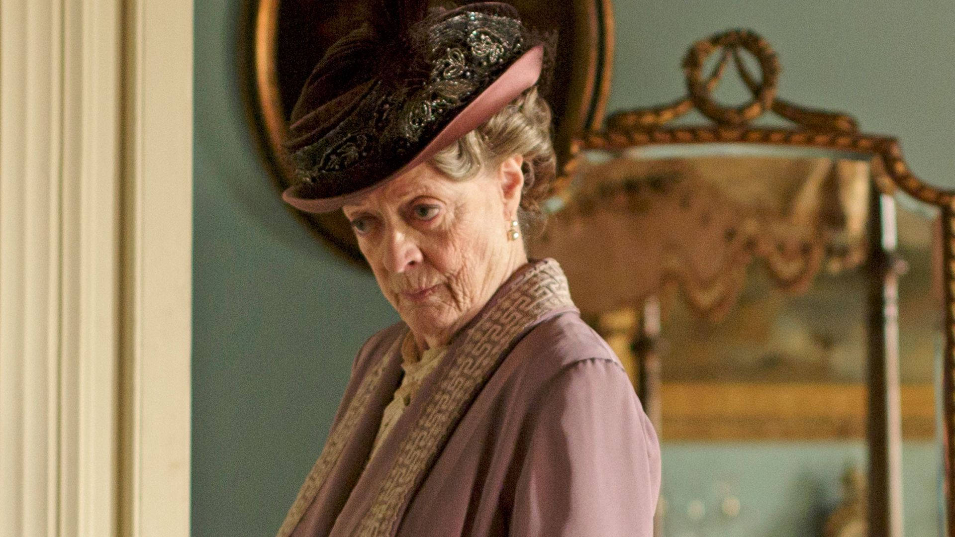 1920x1080 Download Dame Maggie Smith Lady Violet Crawley Wallpaper