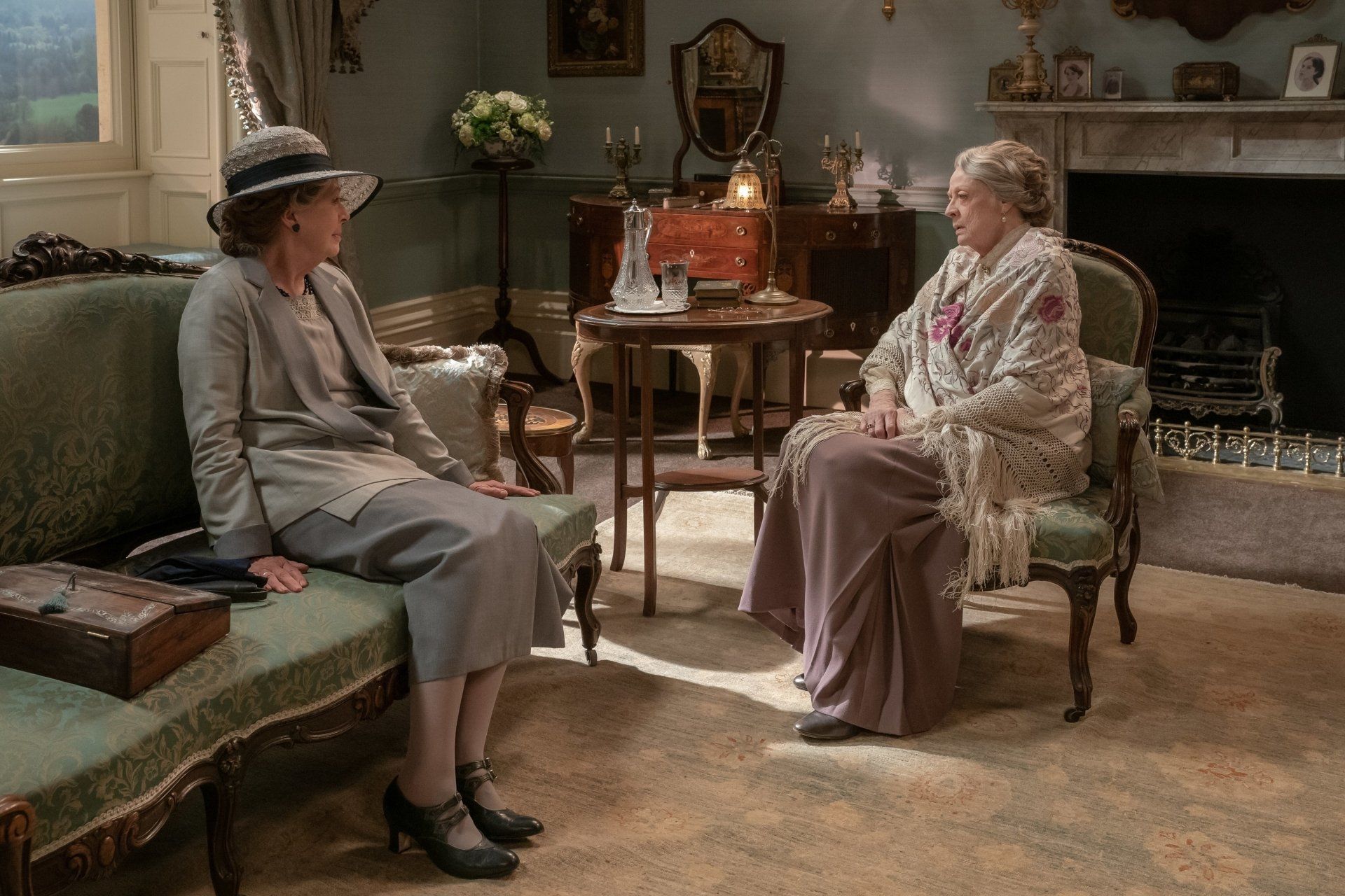 1920x1280 Download Maggie Smith Penelope Wilton Movie Downton Abbey: A New Era 4k Ultra HD Wallpaperx2666