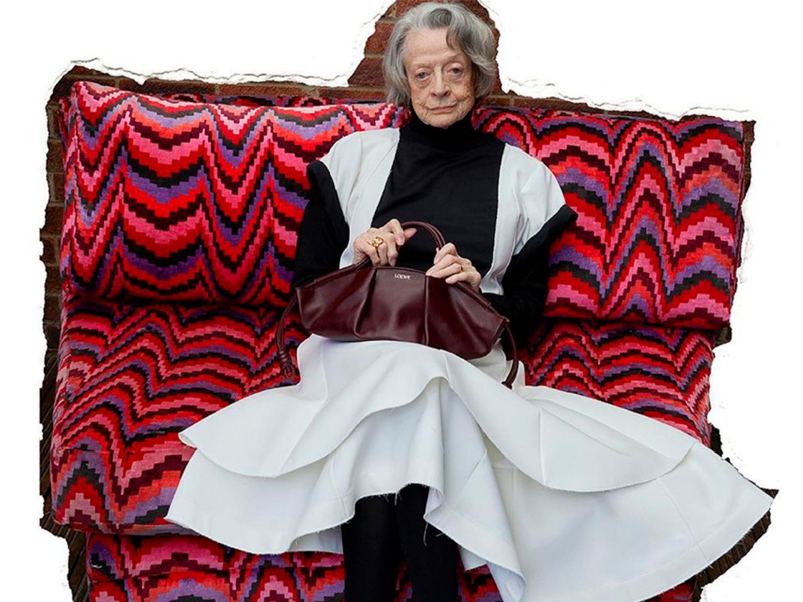 1600x1200 Maggie Smith stars in LOEWE's enigmatic SS24 campaign