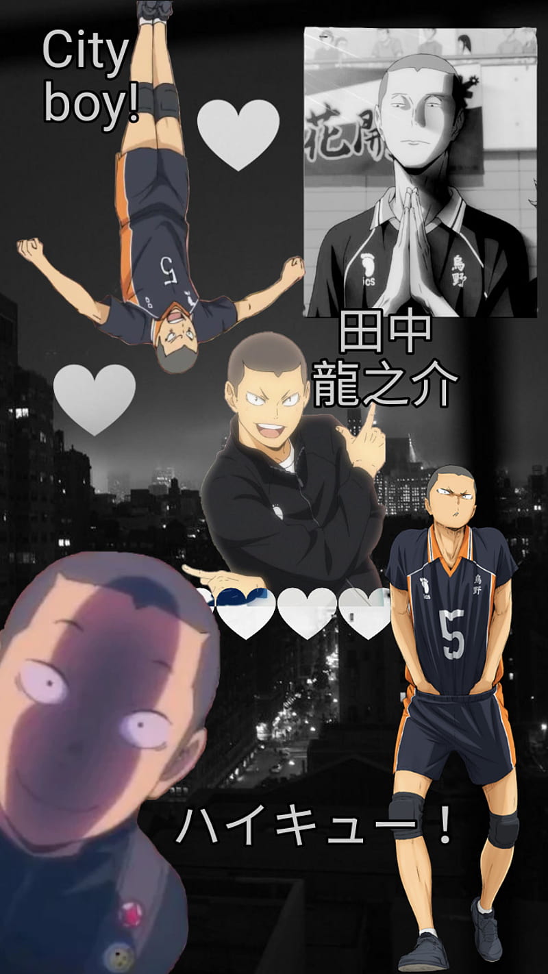 800x1422 Tanaka aesthetic, anime, haikyuu, HD phone wallpaper
