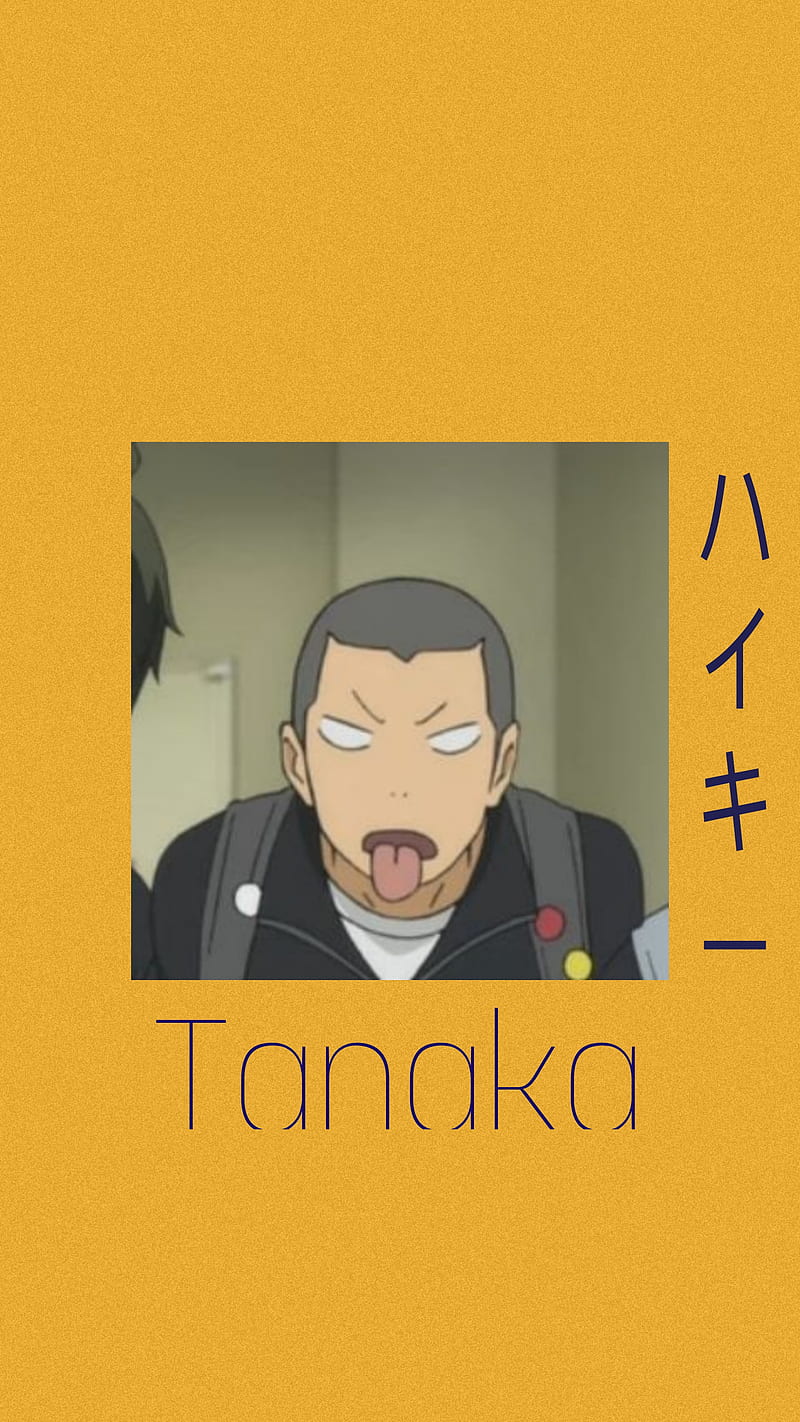 800x1422 Tanaka haikyuu, anime, haikyu, manga, HD phone wallpaper