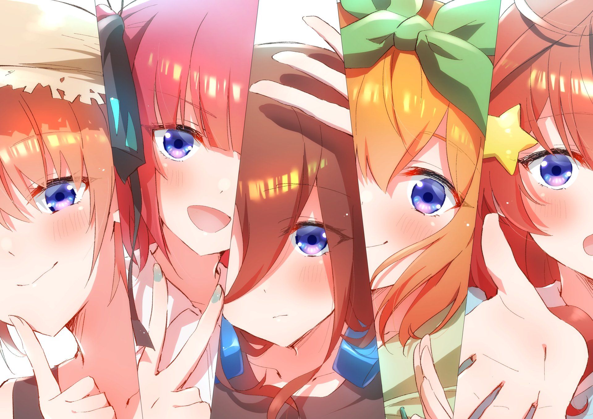 1920x1358 The Quintessential Quintuplets 4K Ultra HD Wallpaper by にゃーx2894