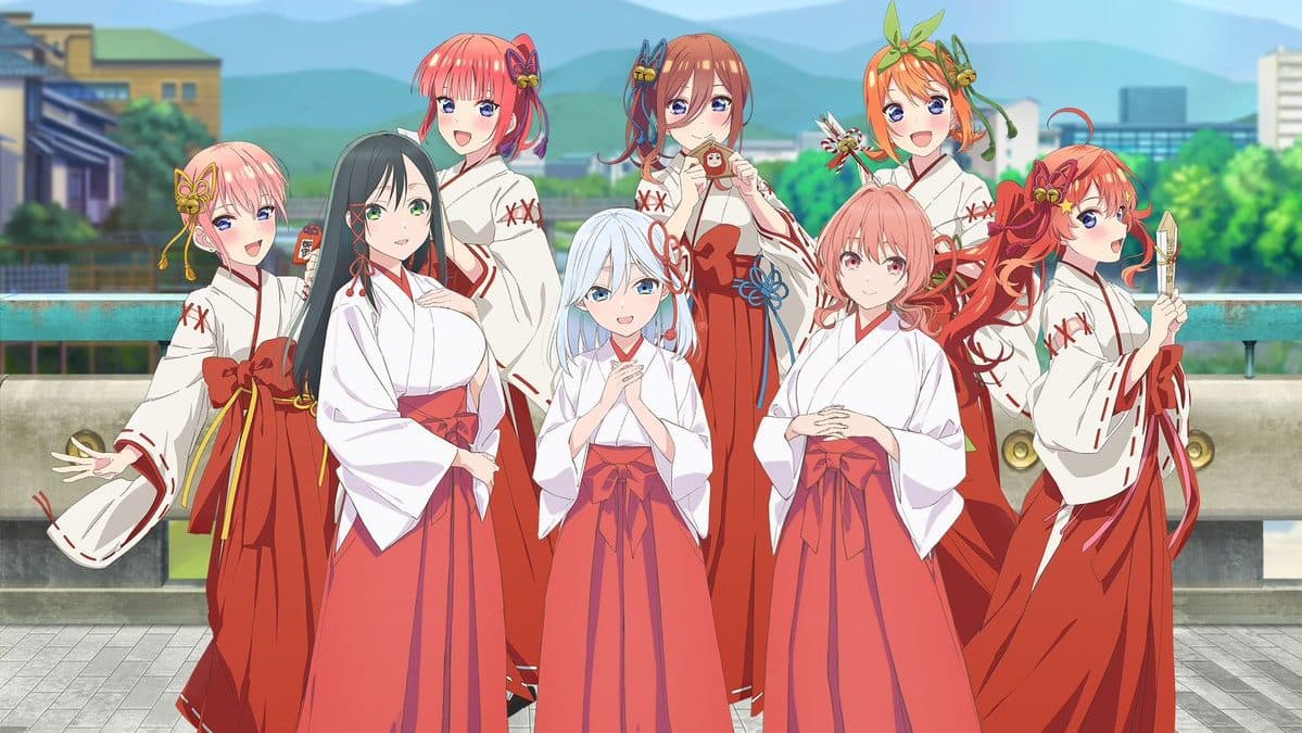 1199x675 The Nakano & Amagami Siblings Join Forces in The Quintessential Quintuplets & Tying the Knot with an Amagami Sister Collab Visual