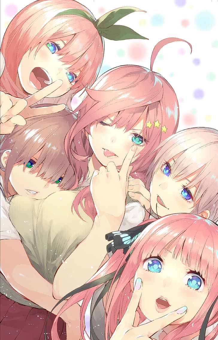 728x1136 Nakano Yotsuba 1080P, 2K, 4K, 5K HD wallpaper free download