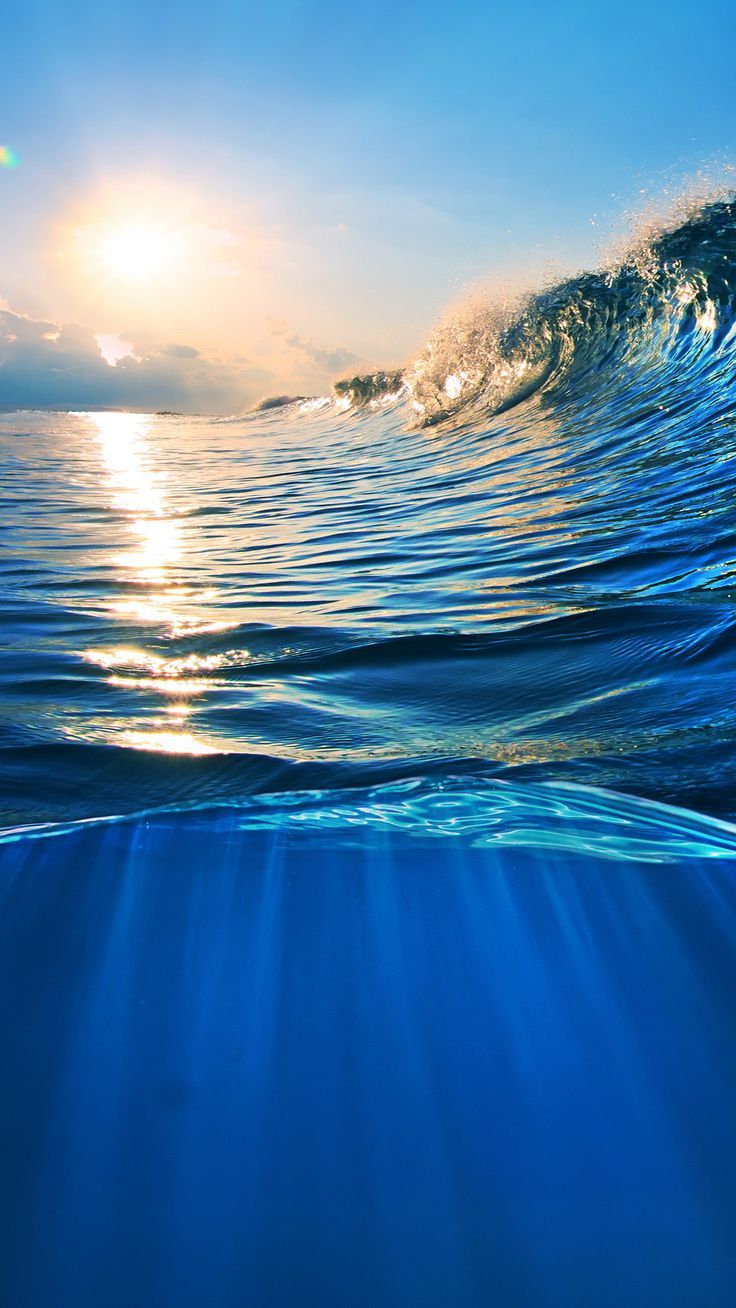 736x1308 Ocean Wave Wallpaper For Galaxy S7 Of Water Sea Wallpaper & Background Download