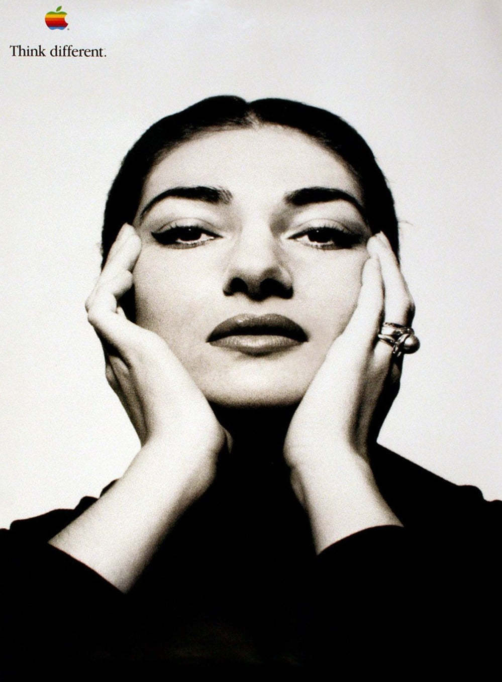 999x1358 Apple Think Different Maria Callas Original Vintage Poster
